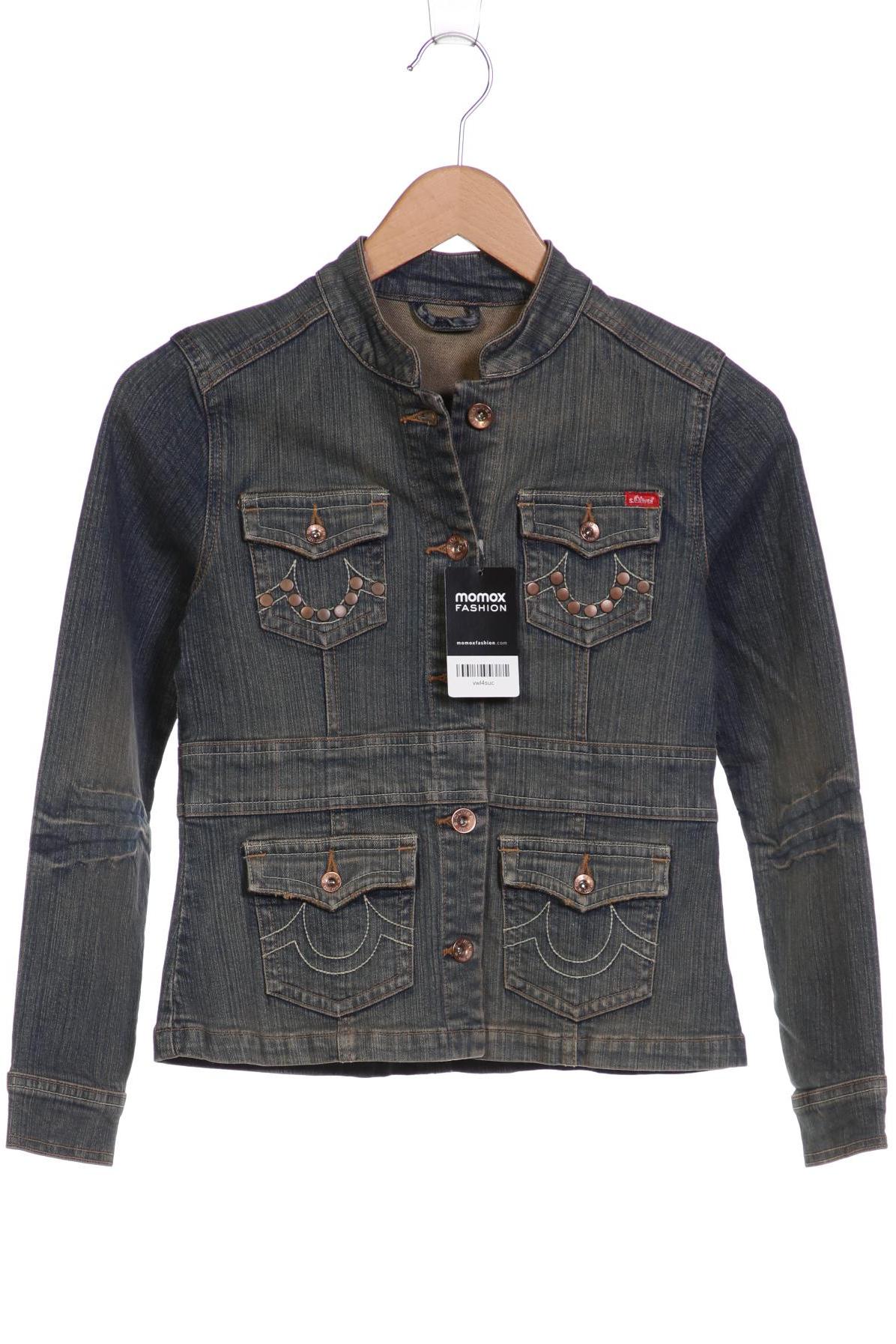

s.Oliver Damen Jacke, blau, Gr. 38