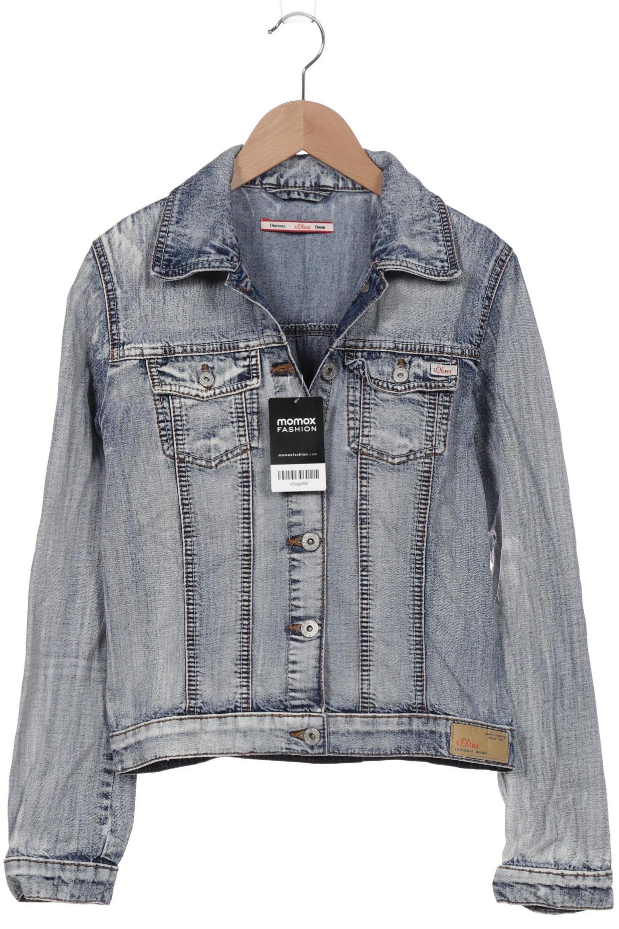 

s.Oliver Damen Jacke, blau, Gr. 38