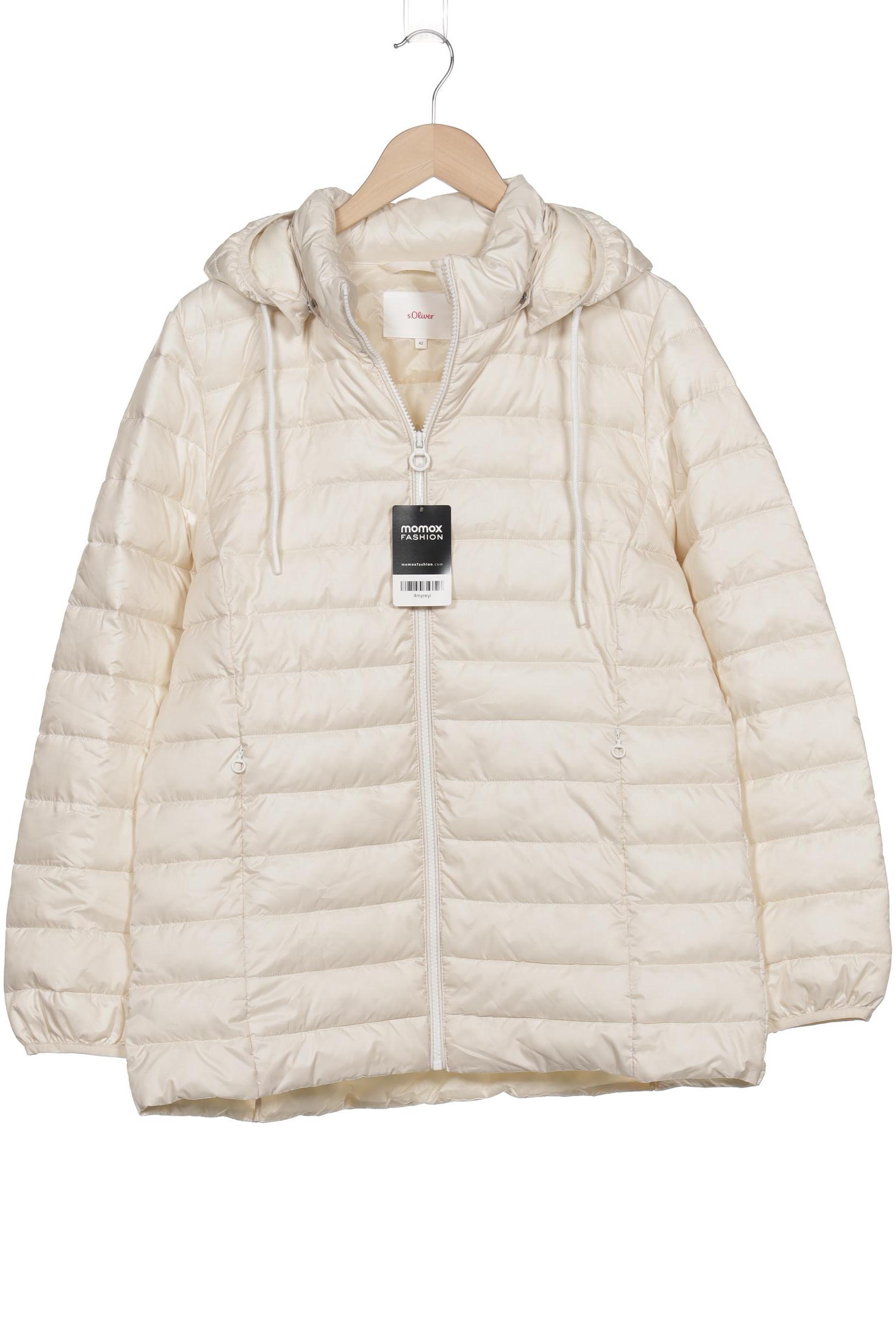 

s.Oliver Damen Jacke, cremeweiß, Gr. 42