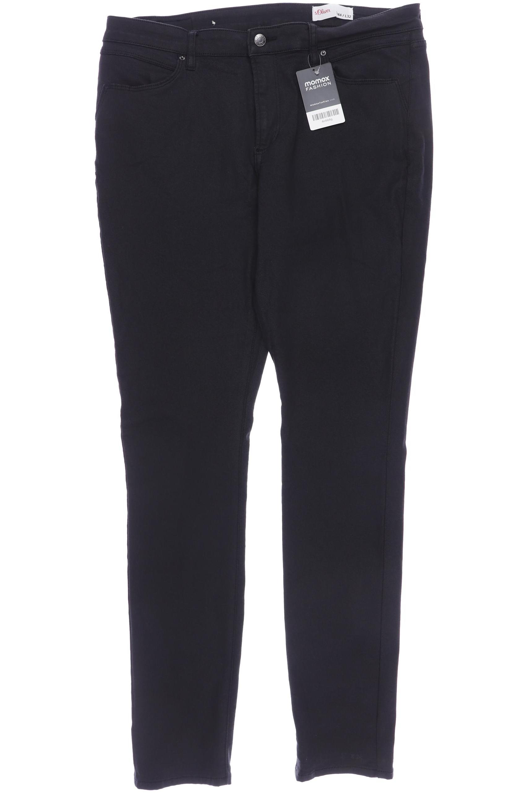 

s.Oliver Damen Jeans, schwarz