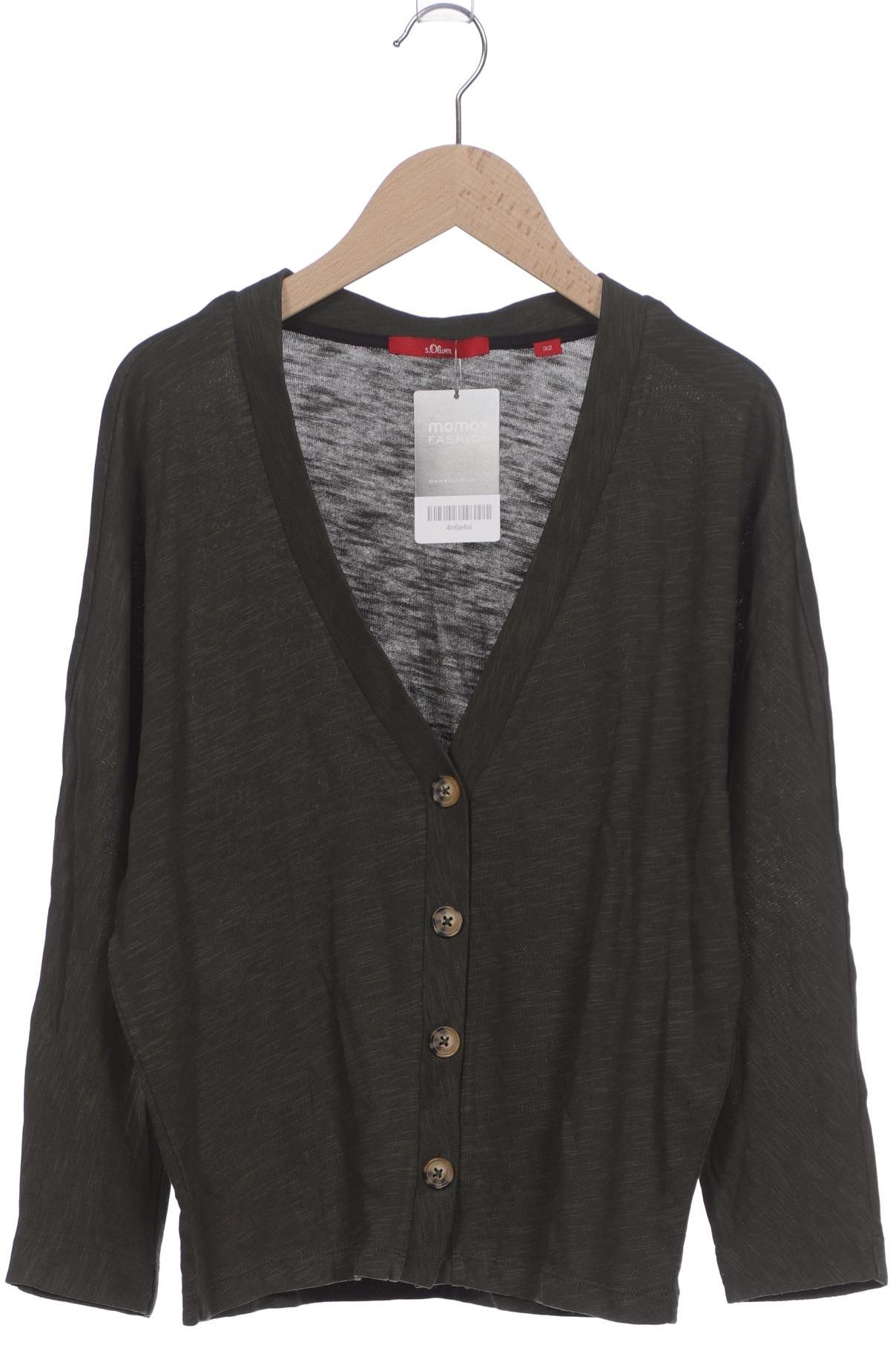 

s.Oliver Damen Strickjacke, grün, Gr. 32