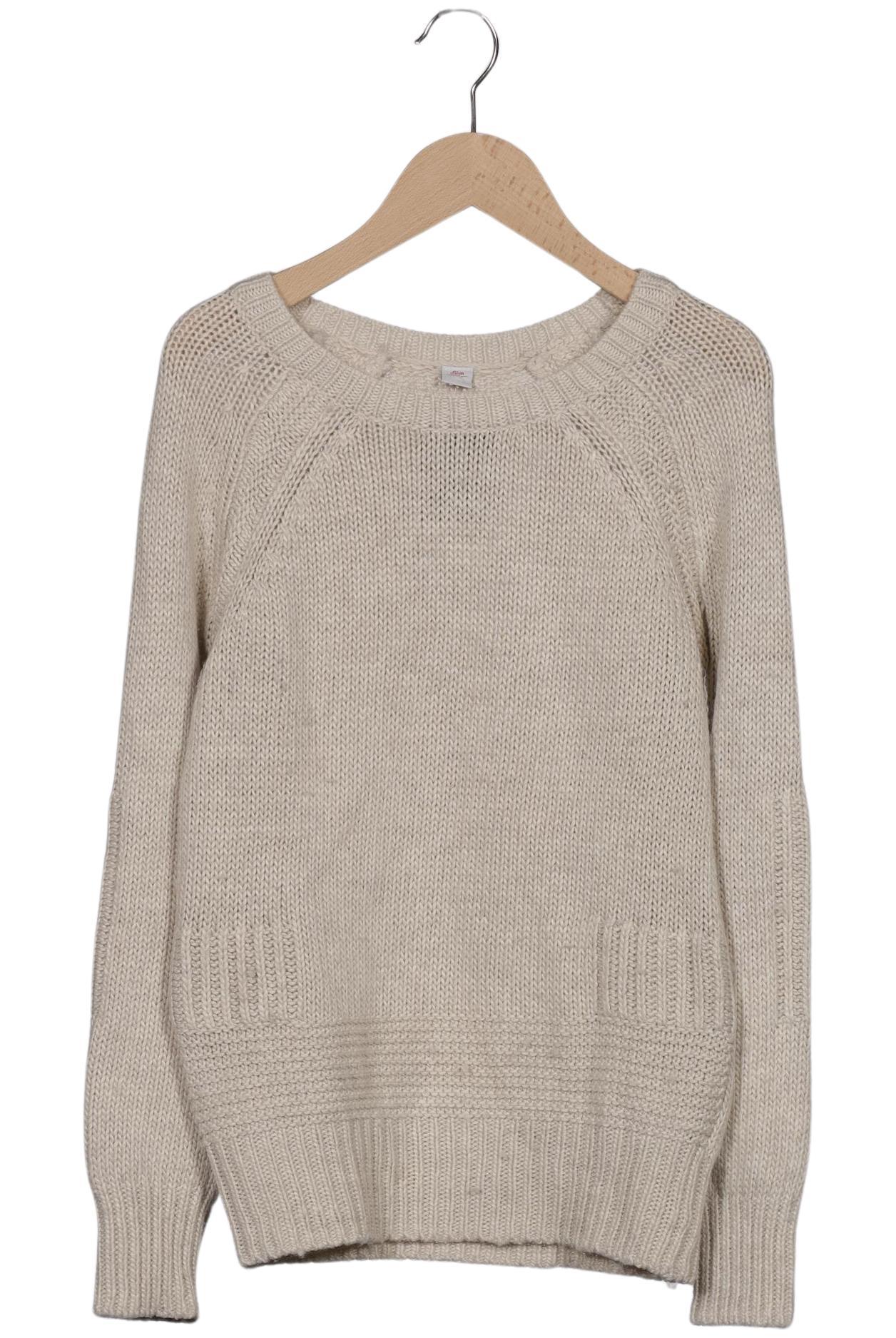 

s.Oliver Damen Pullover, beige, Gr. 34