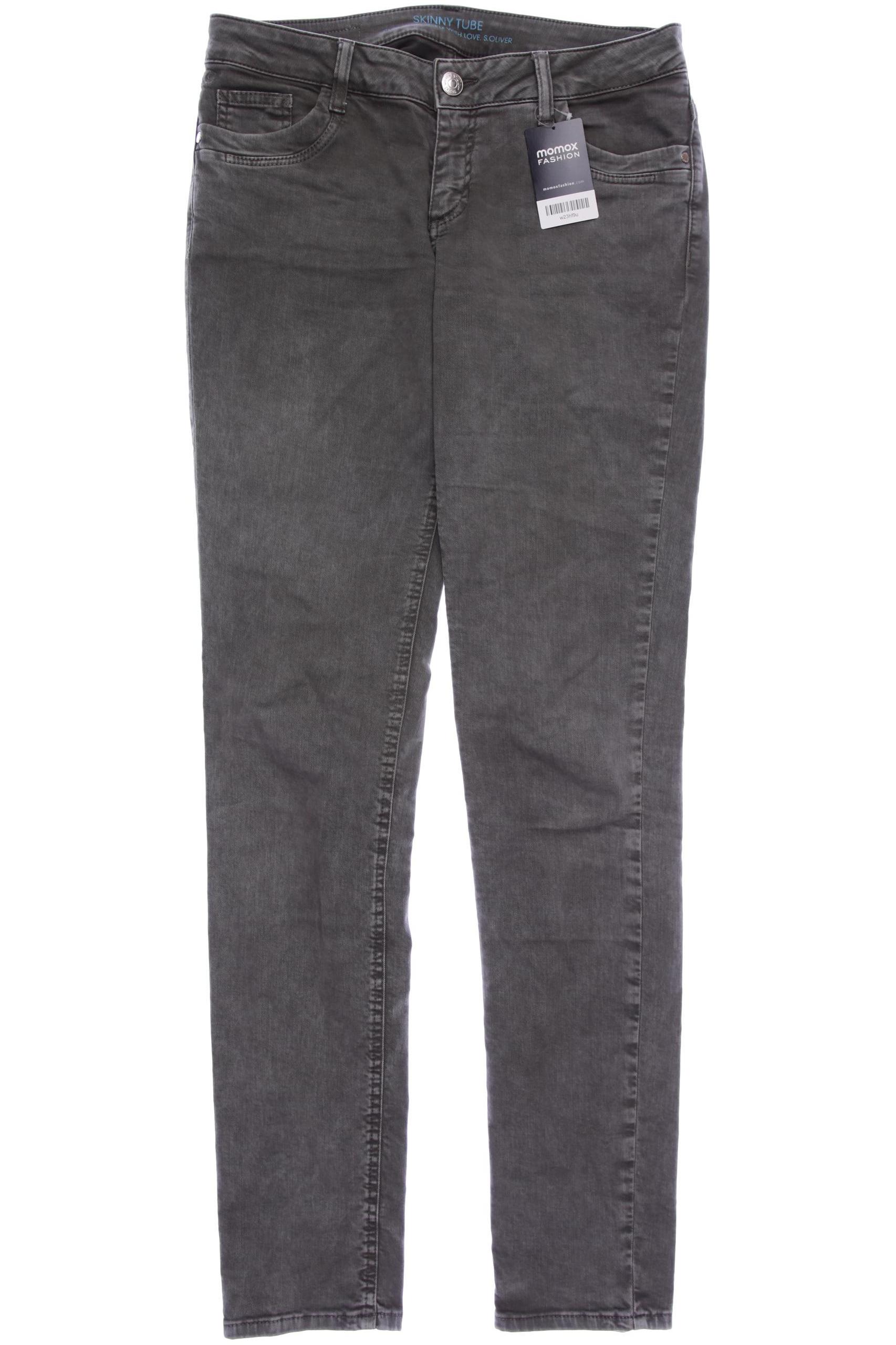 

s.Oliver Damen Jeans, grau, Gr. 38