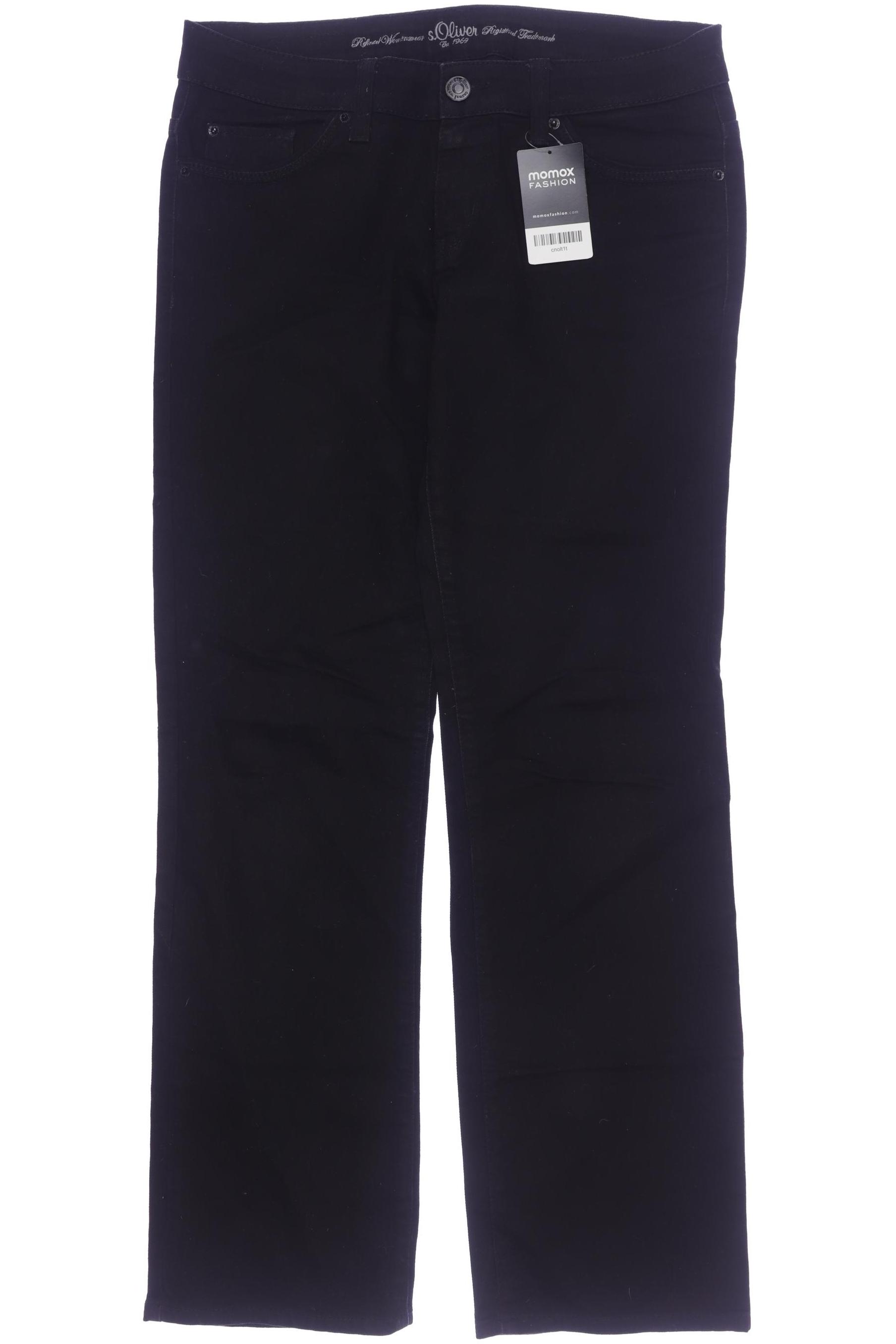 

s.Oliver Damen Jeans, schwarz, Gr. 40