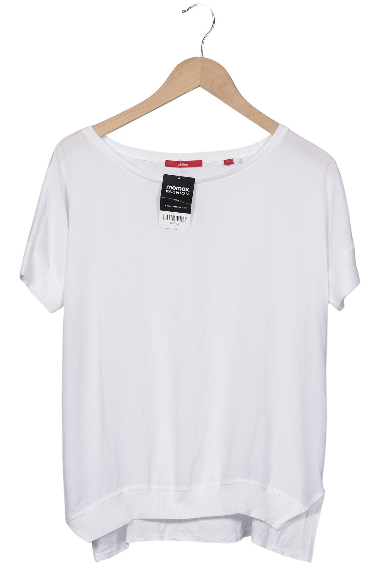 

s.Oliver Damen T-Shirt, weiß, Gr. 42