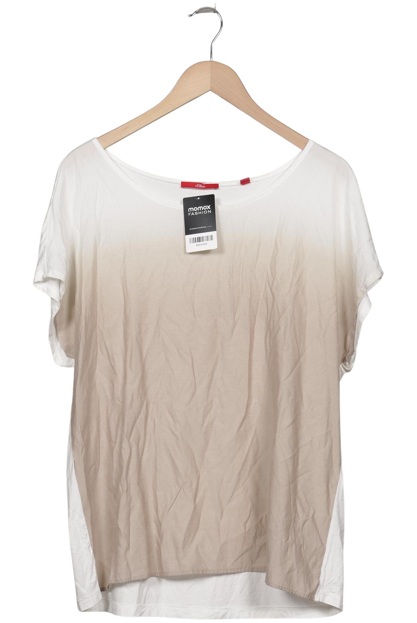 

s.Oliver Damen T-Shirt, beige, Gr. 46