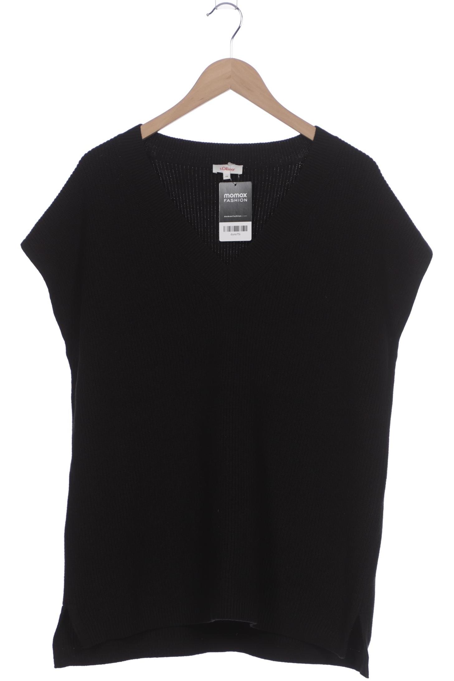 

s.Oliver Damen Pullover, schwarz, Gr. 44