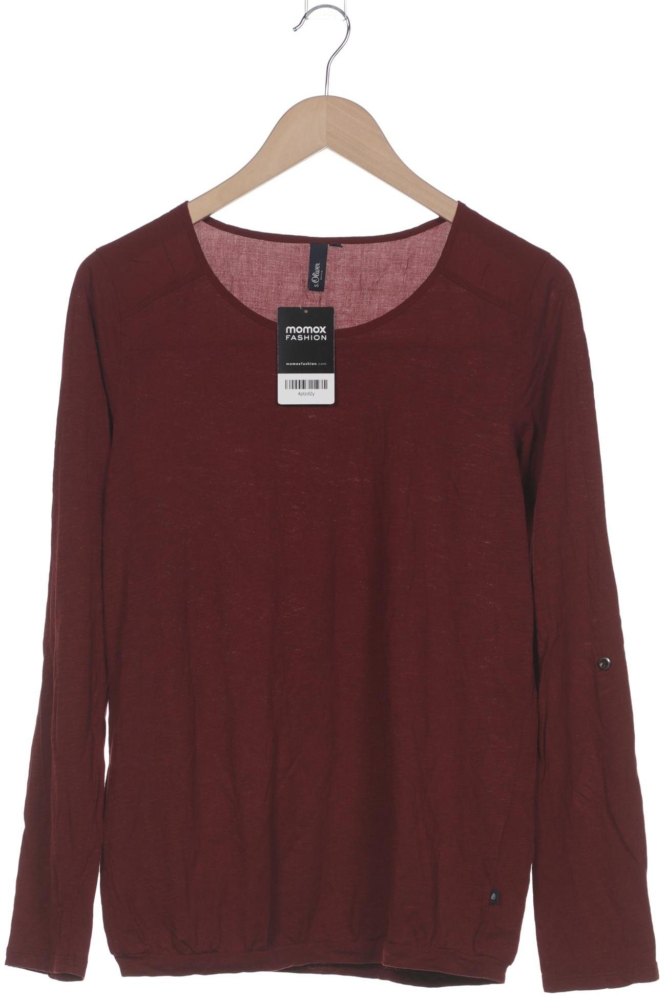 

s.Oliver Damen Langarmshirt, bordeaux, Gr. 42