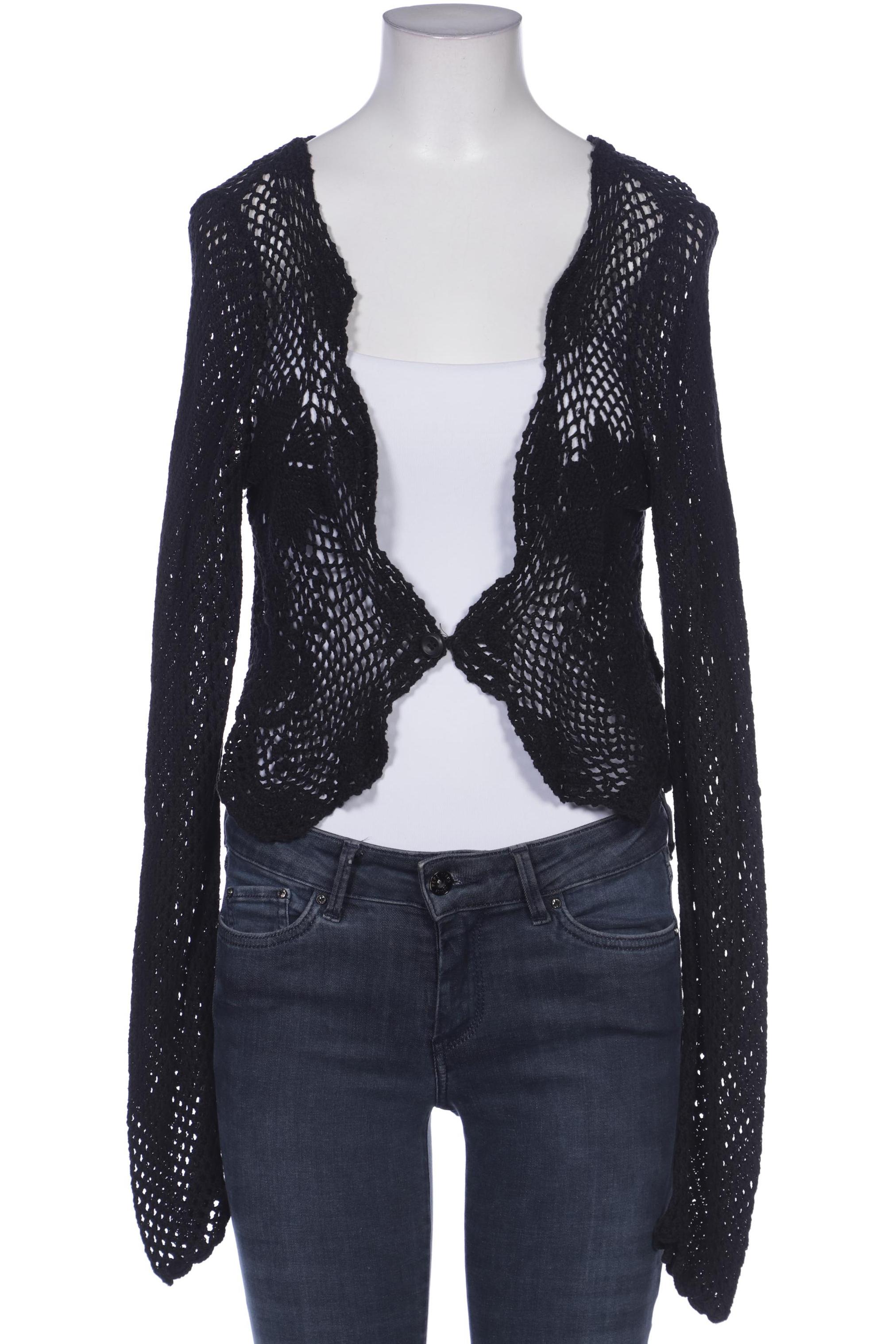 

s.Oliver Damen Strickjacke, schwarz, Gr. 38