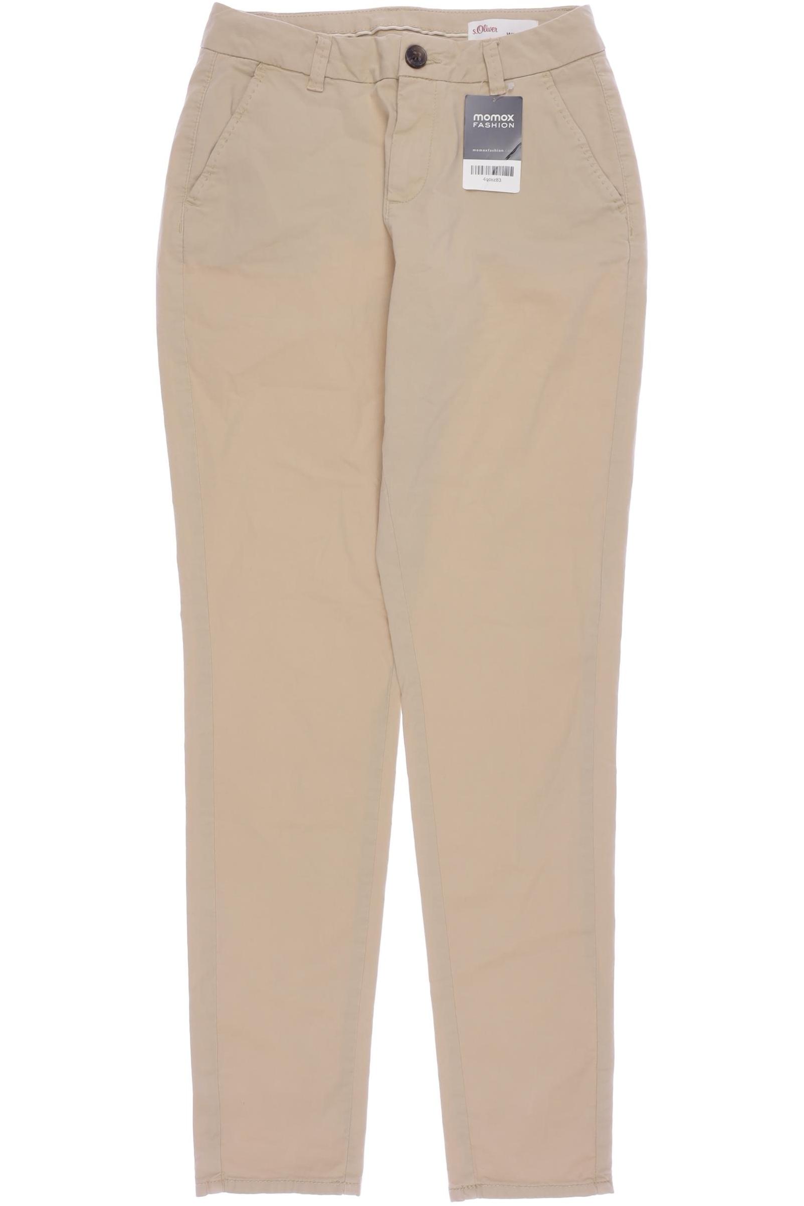 

s.Oliver Damen Stoffhose, beige, Gr. 34
