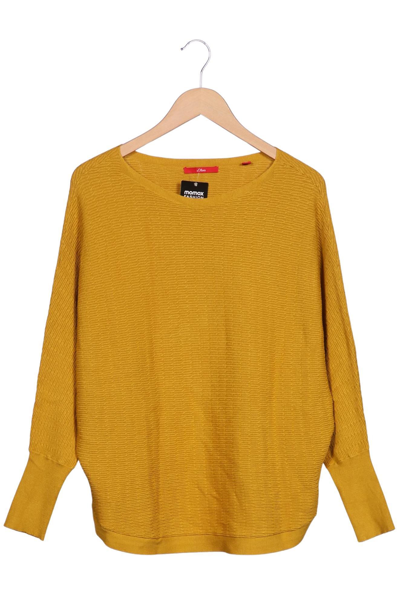 

s.Oliver Damen Pullover, gelb, Gr. 40
