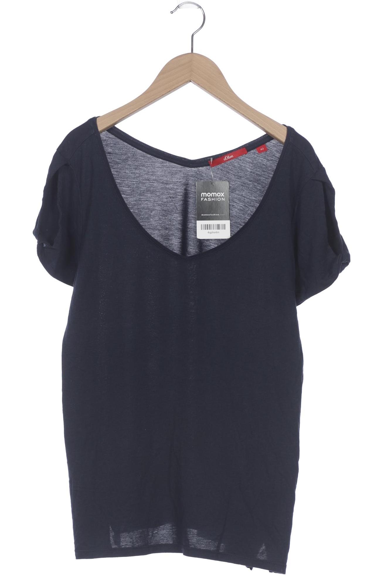 

s.Oliver Damen T-Shirt, marineblau, Gr. 40