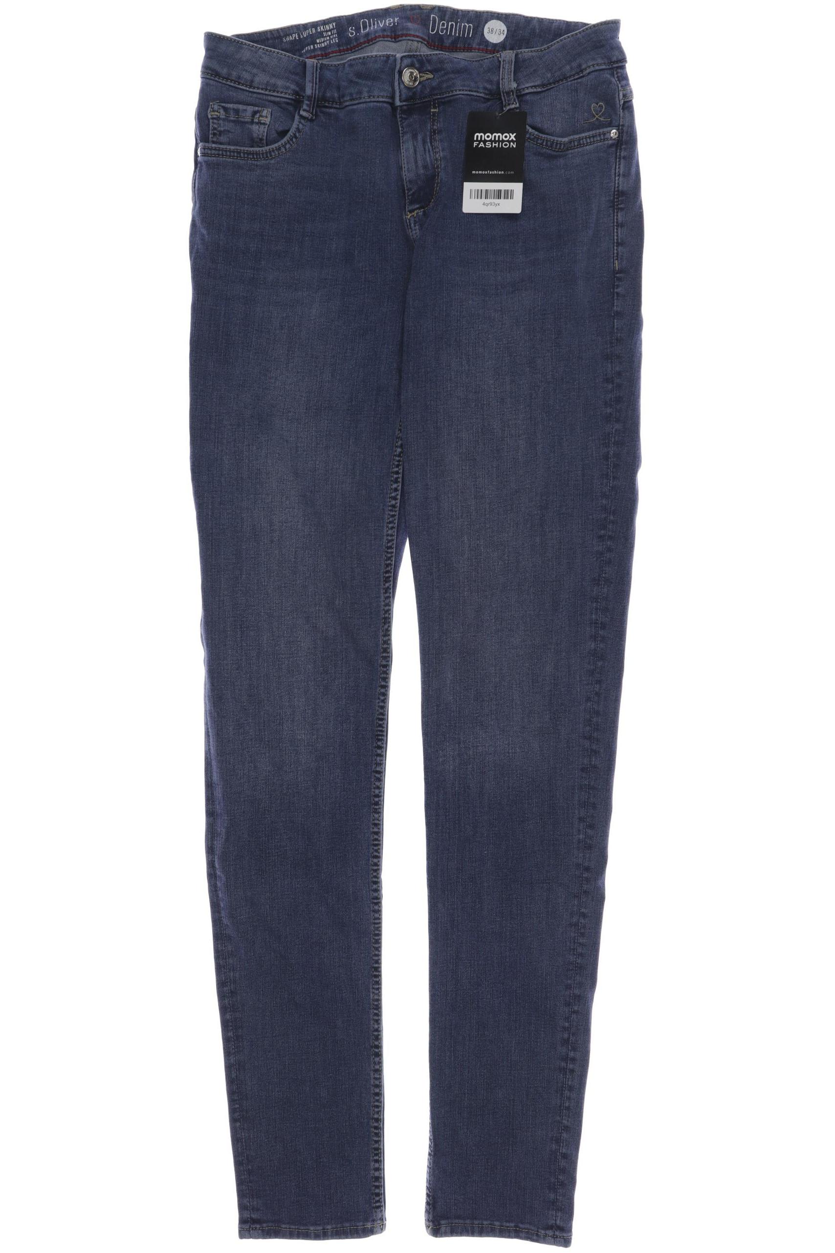 

s.Oliver Damen Jeans, blau