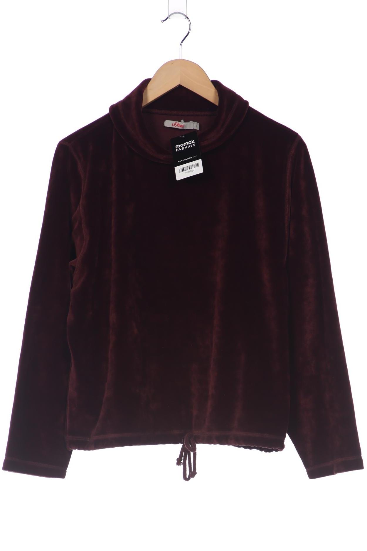 

s.Oliver Damen Sweatshirt, bordeaux, Gr. 42