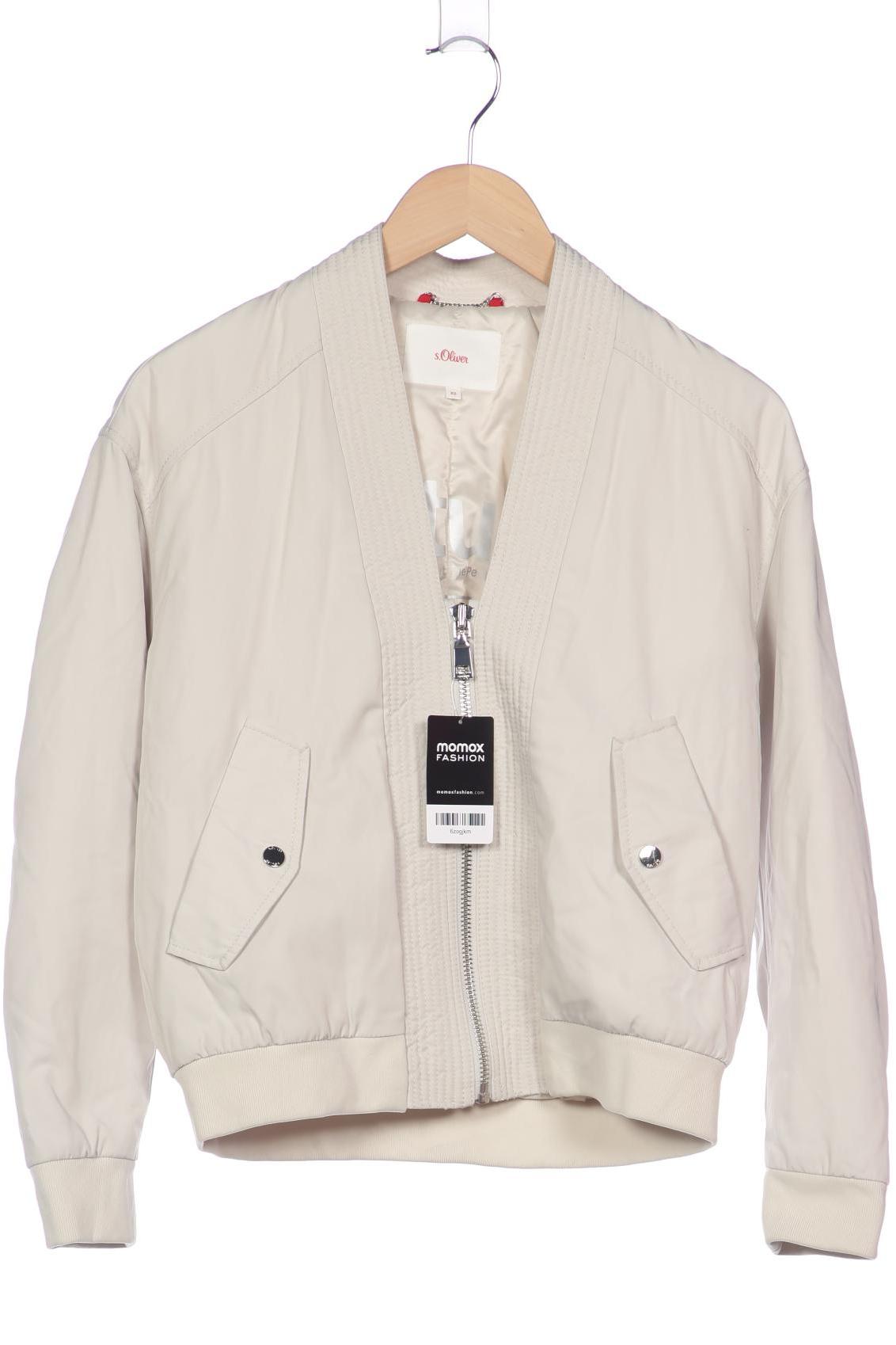 

s.Oliver Damen Jacke, cremeweiß, Gr. 34