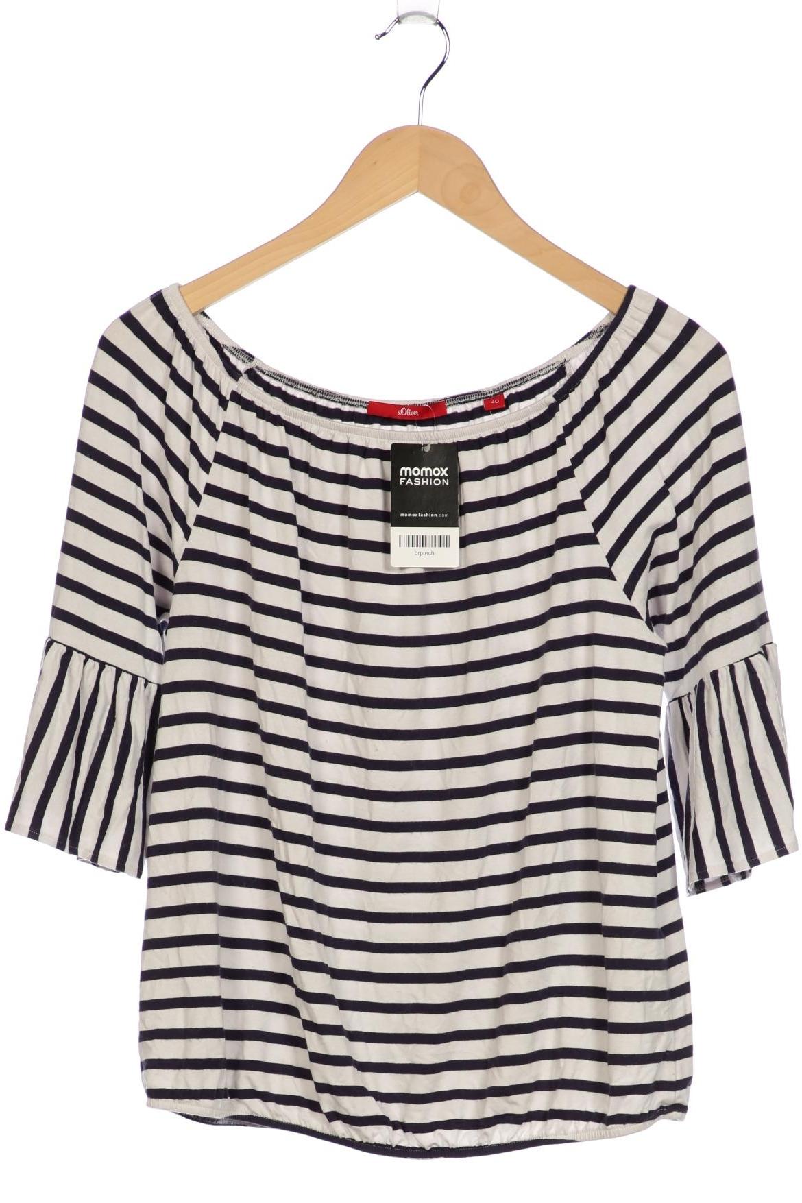 

s.Oliver Damen Langarmshirt, weiß, Gr. 40