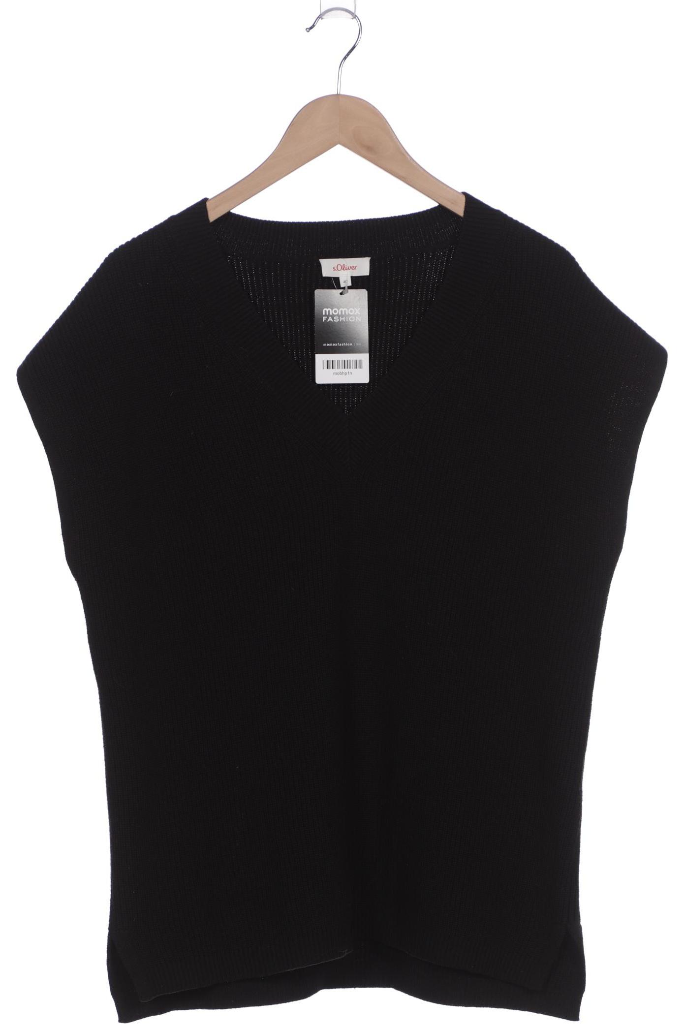 

s.Oliver Damen Pullover, schwarz, Gr. 40