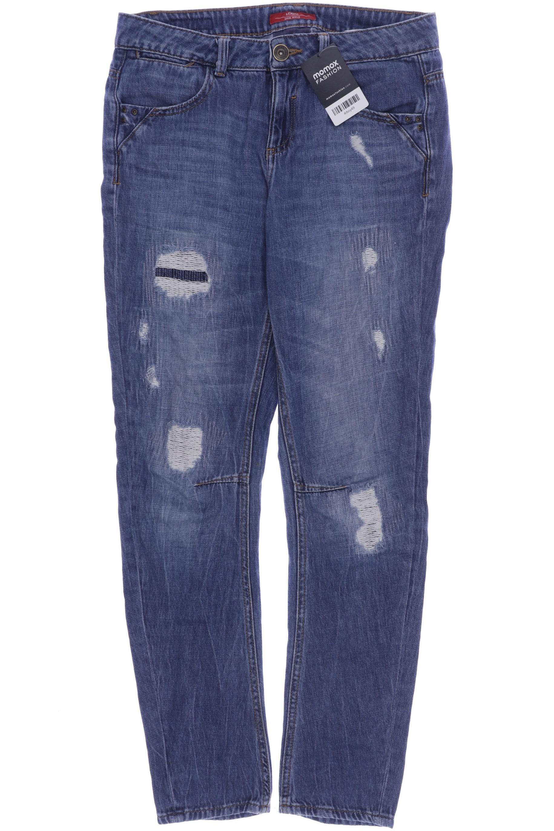 

s.Oliver Damen Jeans, blau