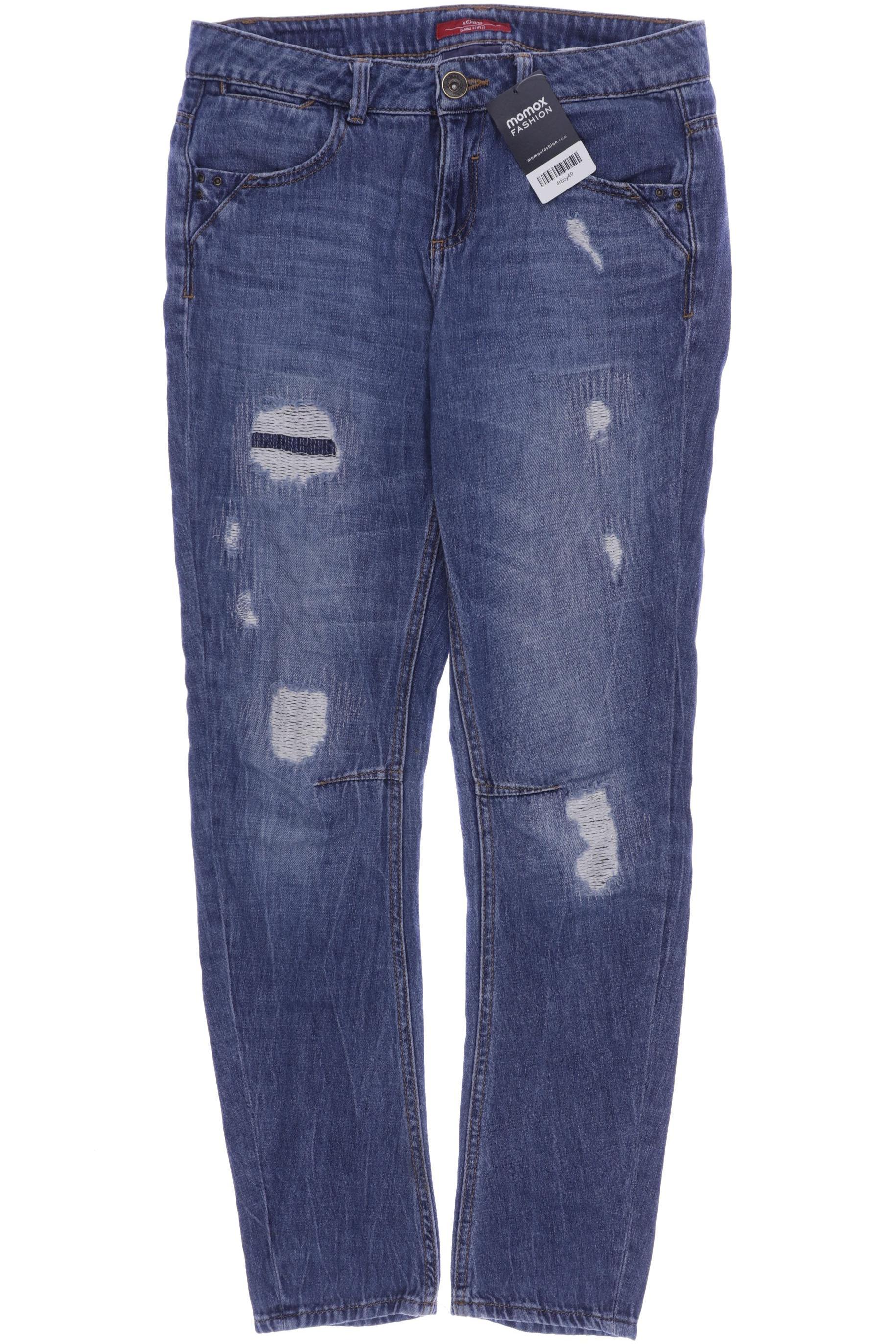 

s.Oliver Damen Jeans, blau