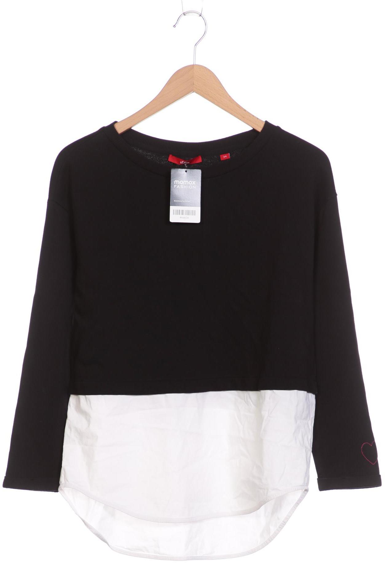 

s.Oliver Damen Sweatshirt, schwarz