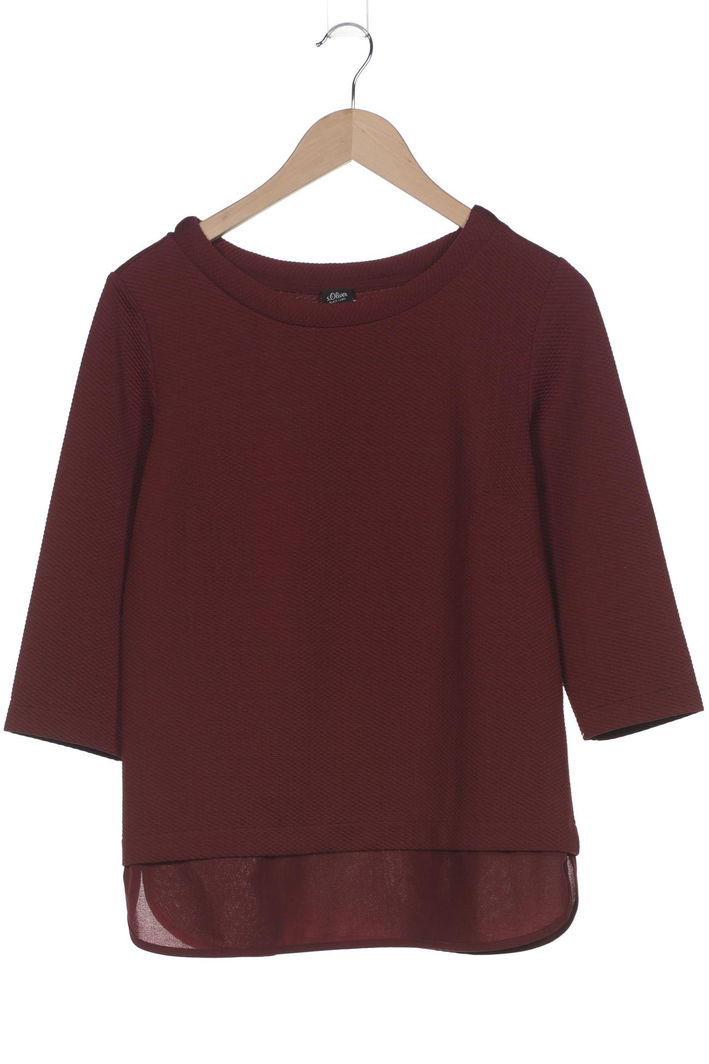 

s.Oliver Damen Sweatshirt, bordeaux, Gr. 40