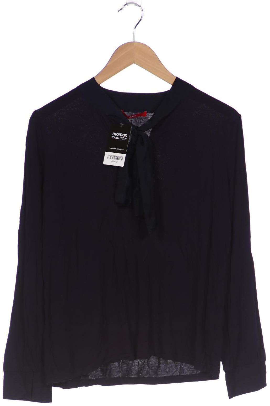 

s.Oliver Damen Langarmshirt, marineblau, Gr. 42