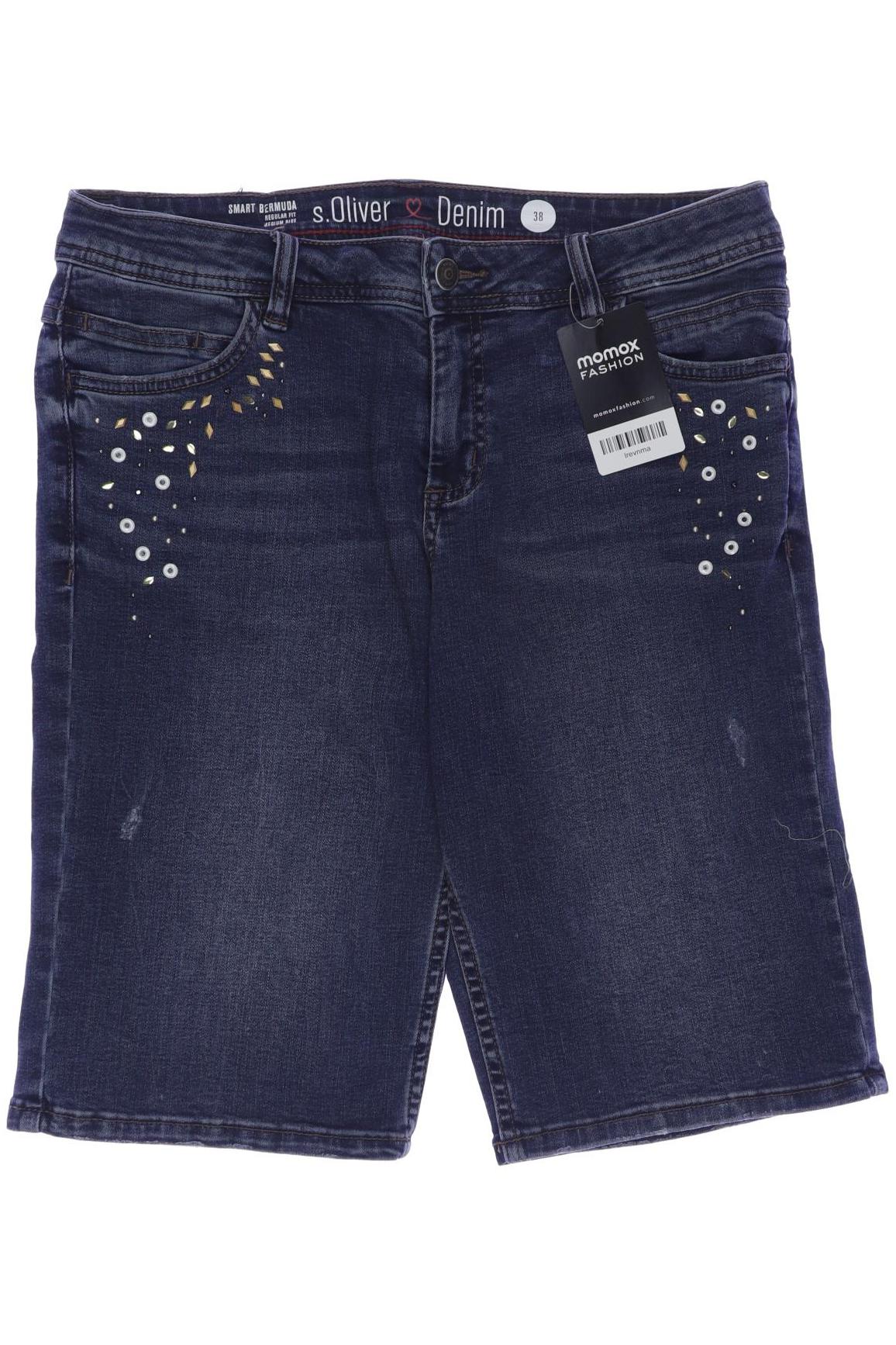 

s.Oliver Damen Shorts, blau, Gr. 38