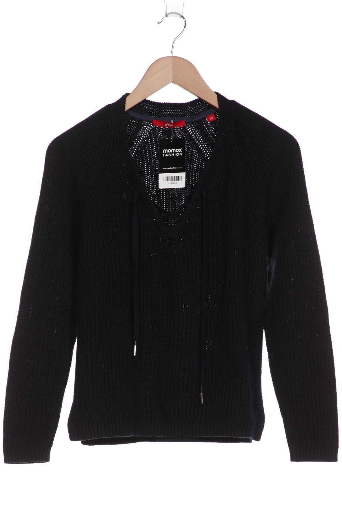 

s.Oliver Damen Pullover, marineblau, Gr. 36