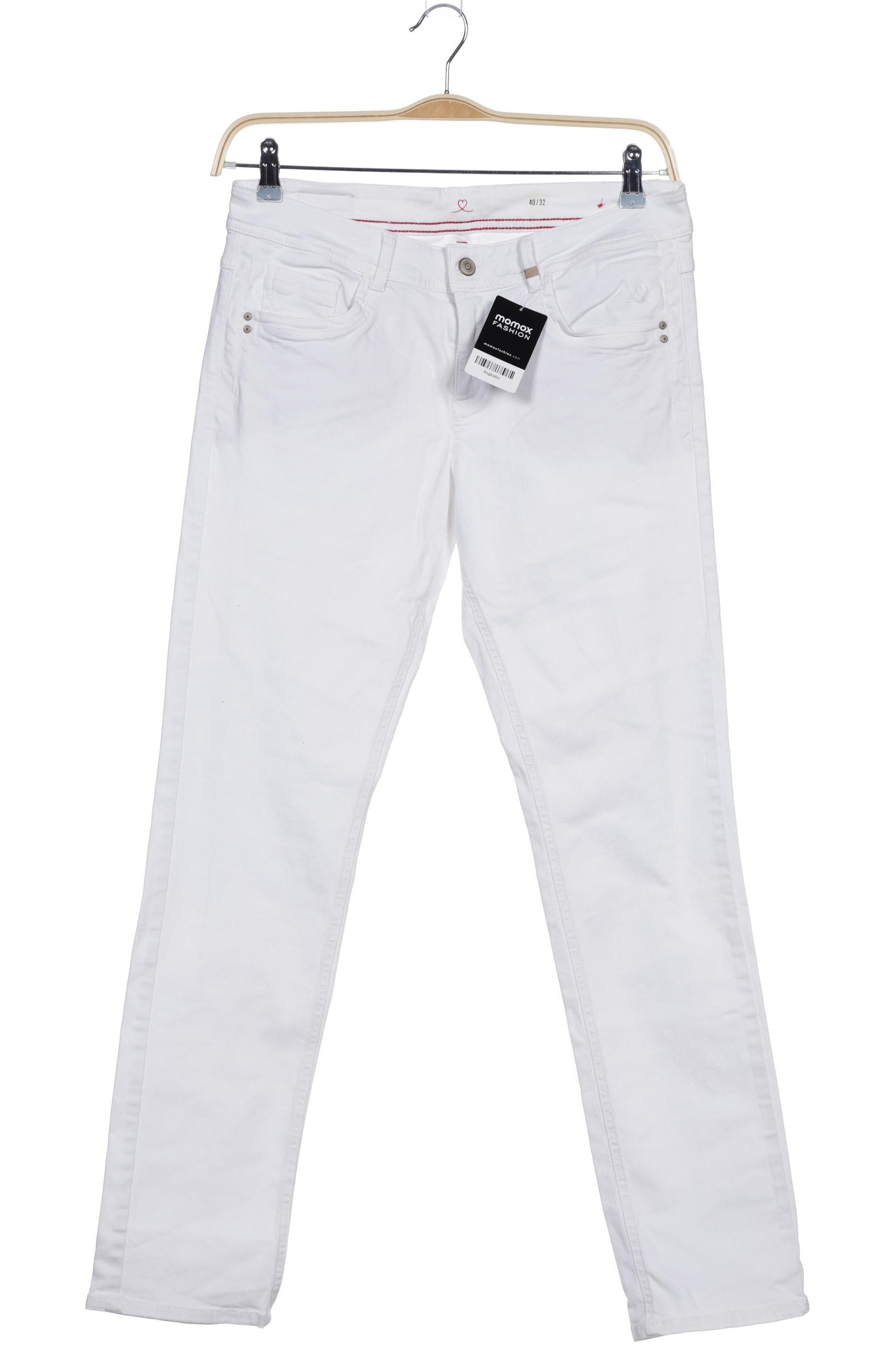 

s.Oliver Damen Jeans, weiß