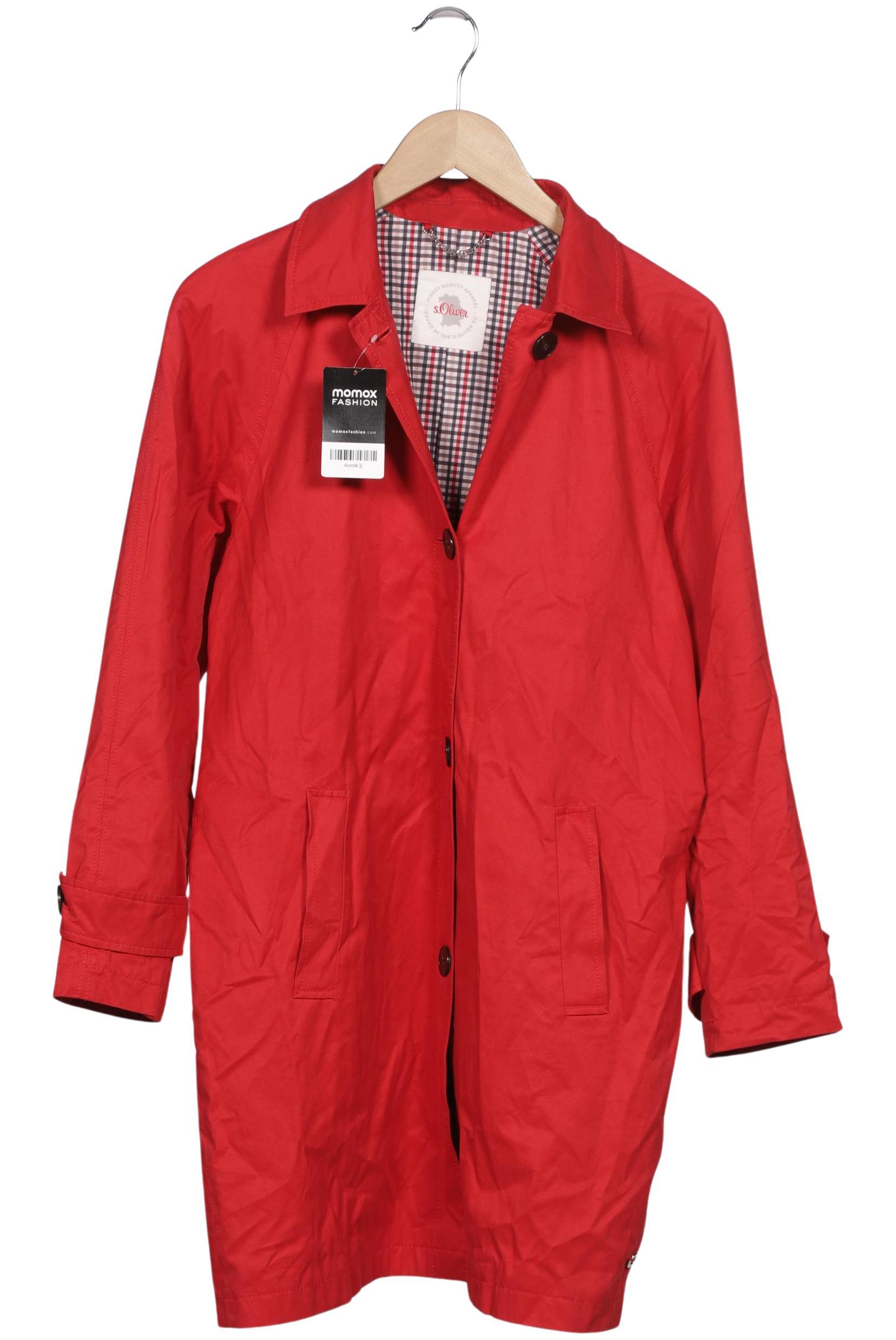 

s.Oliver Damen Mantel, rot, Gr. 38