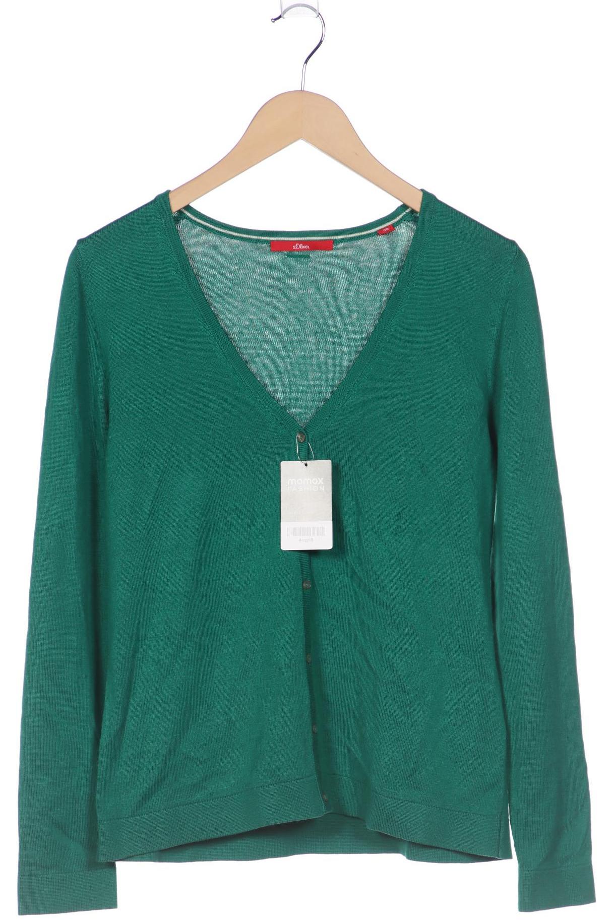 

s.Oliver Damen Strickjacke, grün