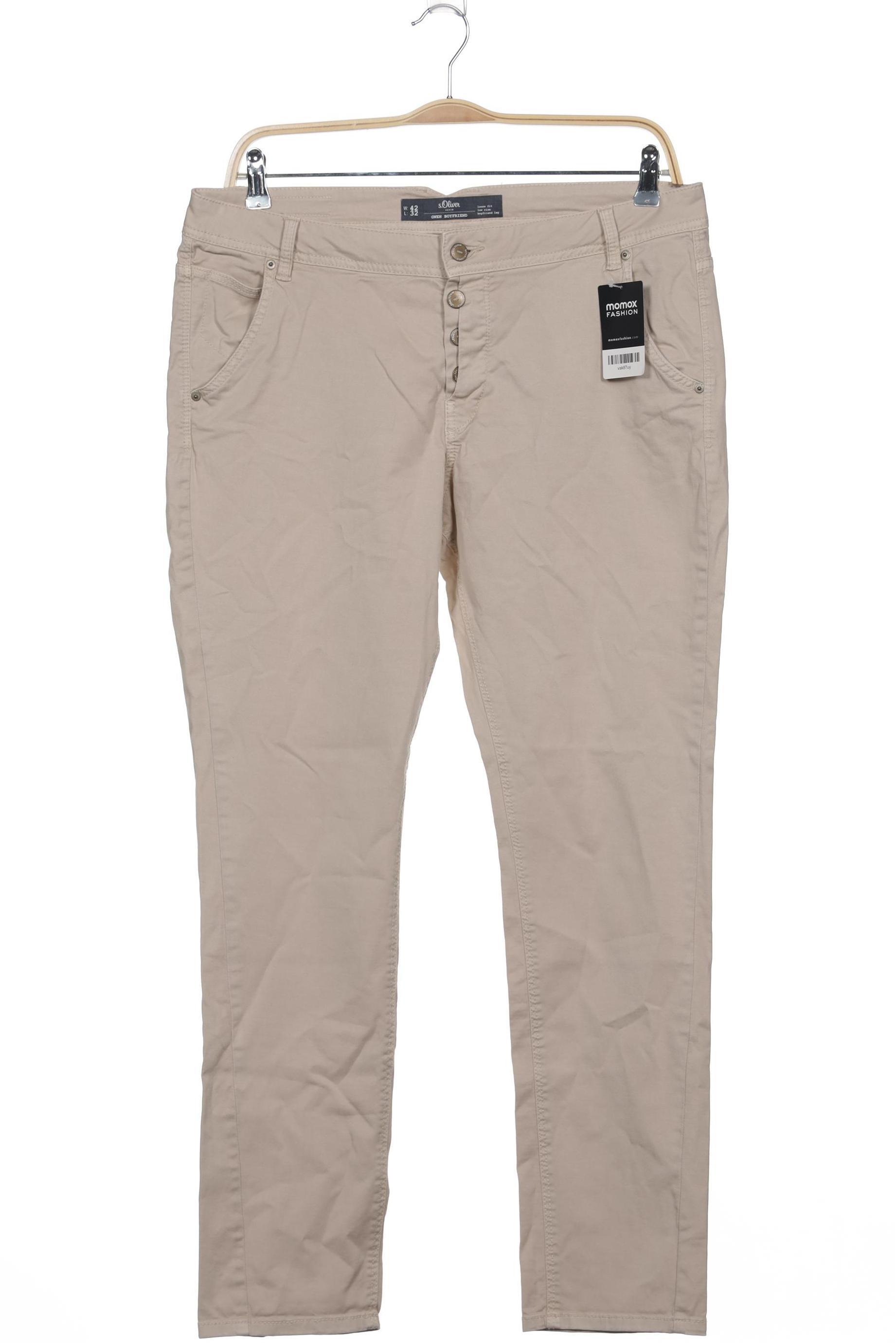 

s.Oliver Damen Jeans, beige, Gr. 42