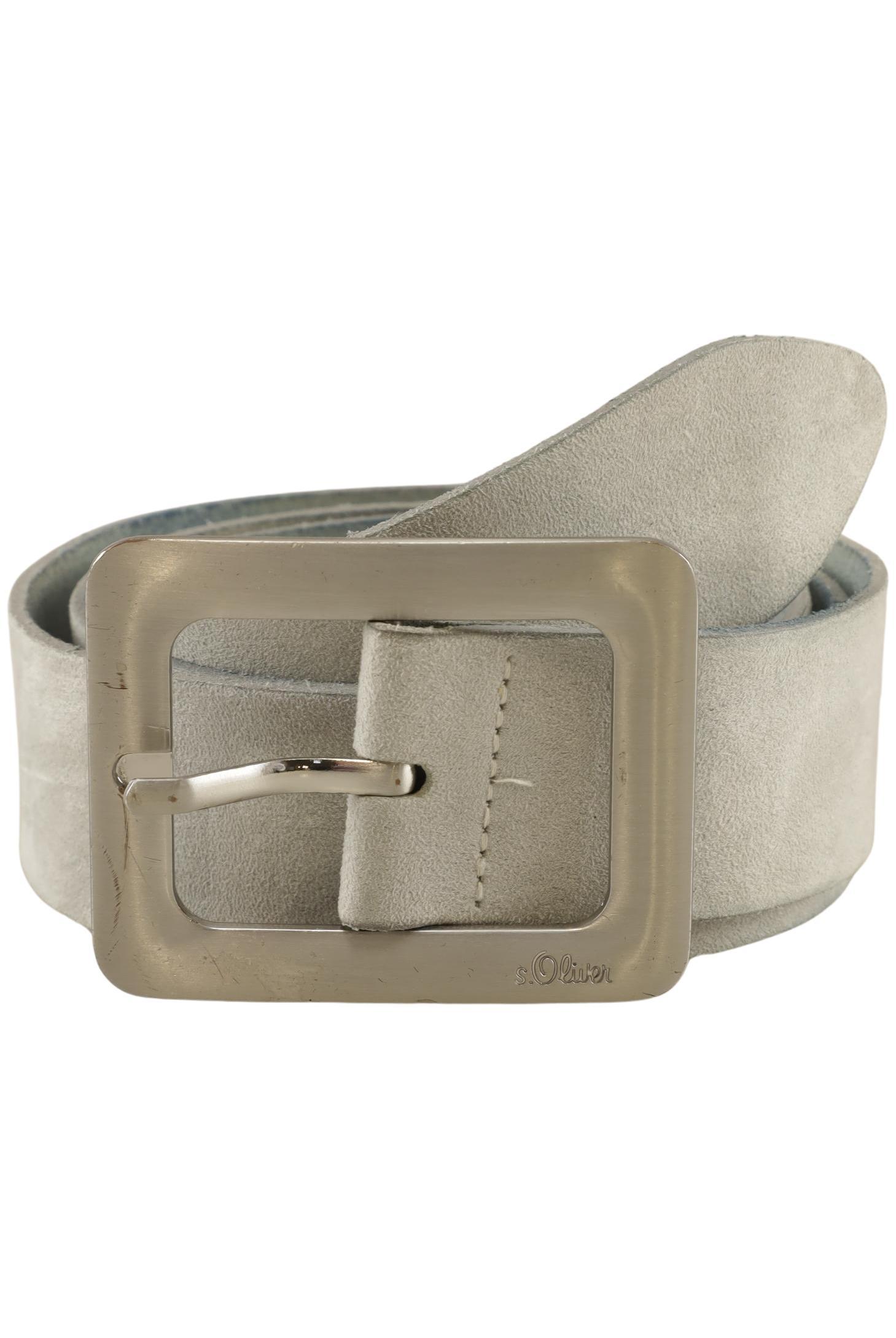 

s.Oliver Damen Gürtel, grau, Gr. 90