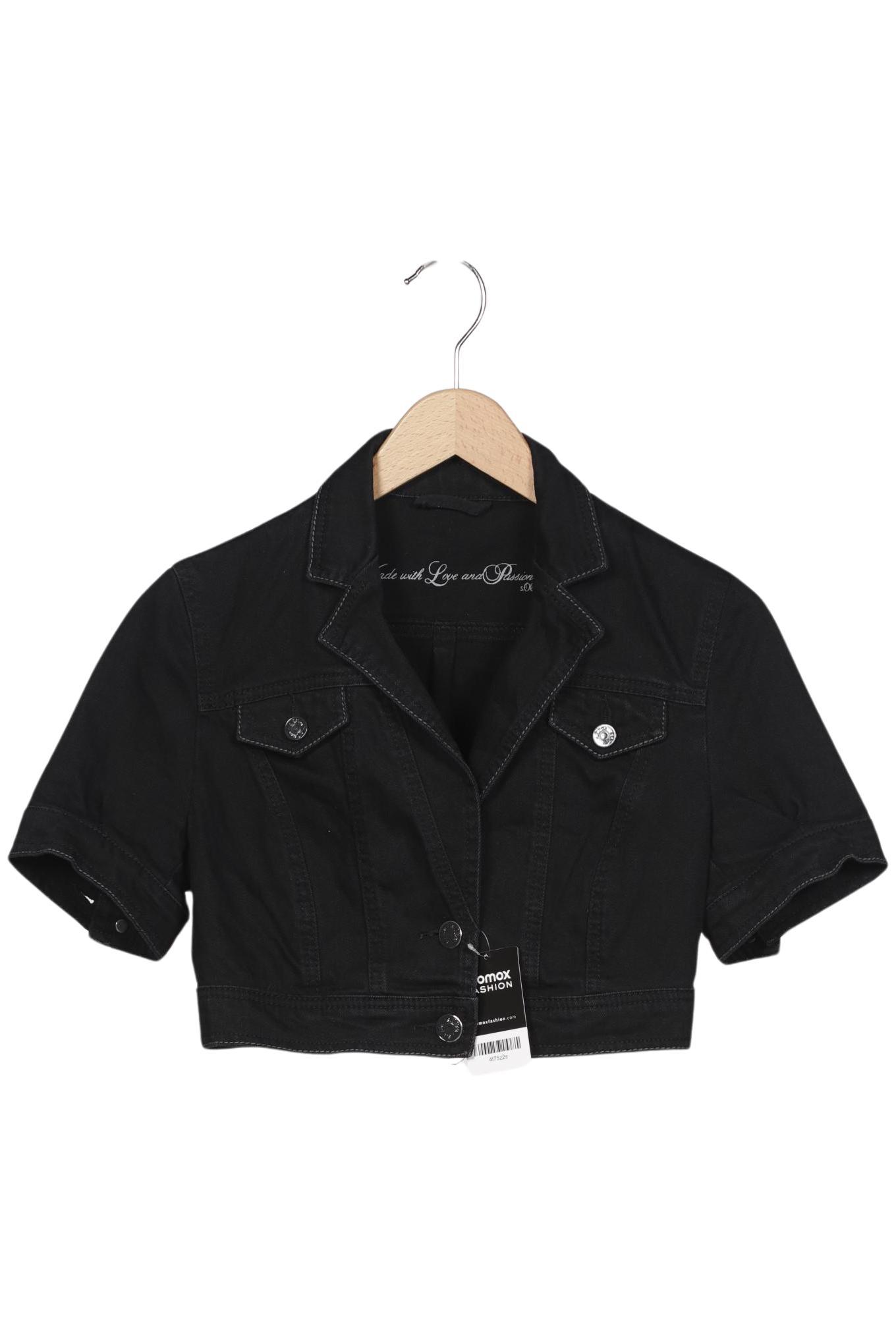 

s.Oliver Damen Jacke, schwarz, Gr. 38