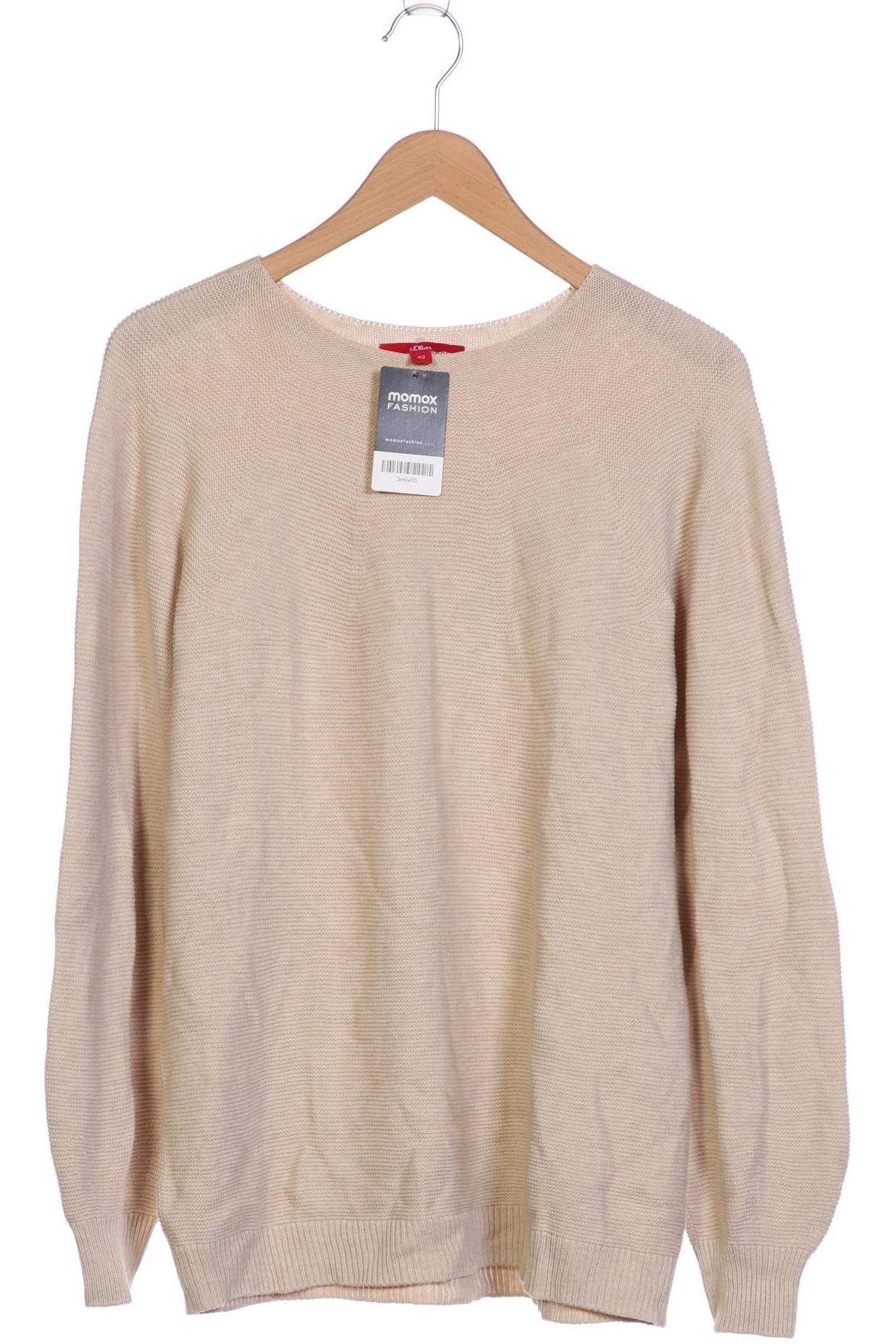 

s.Oliver Damen Pullover, beige, Gr. 42