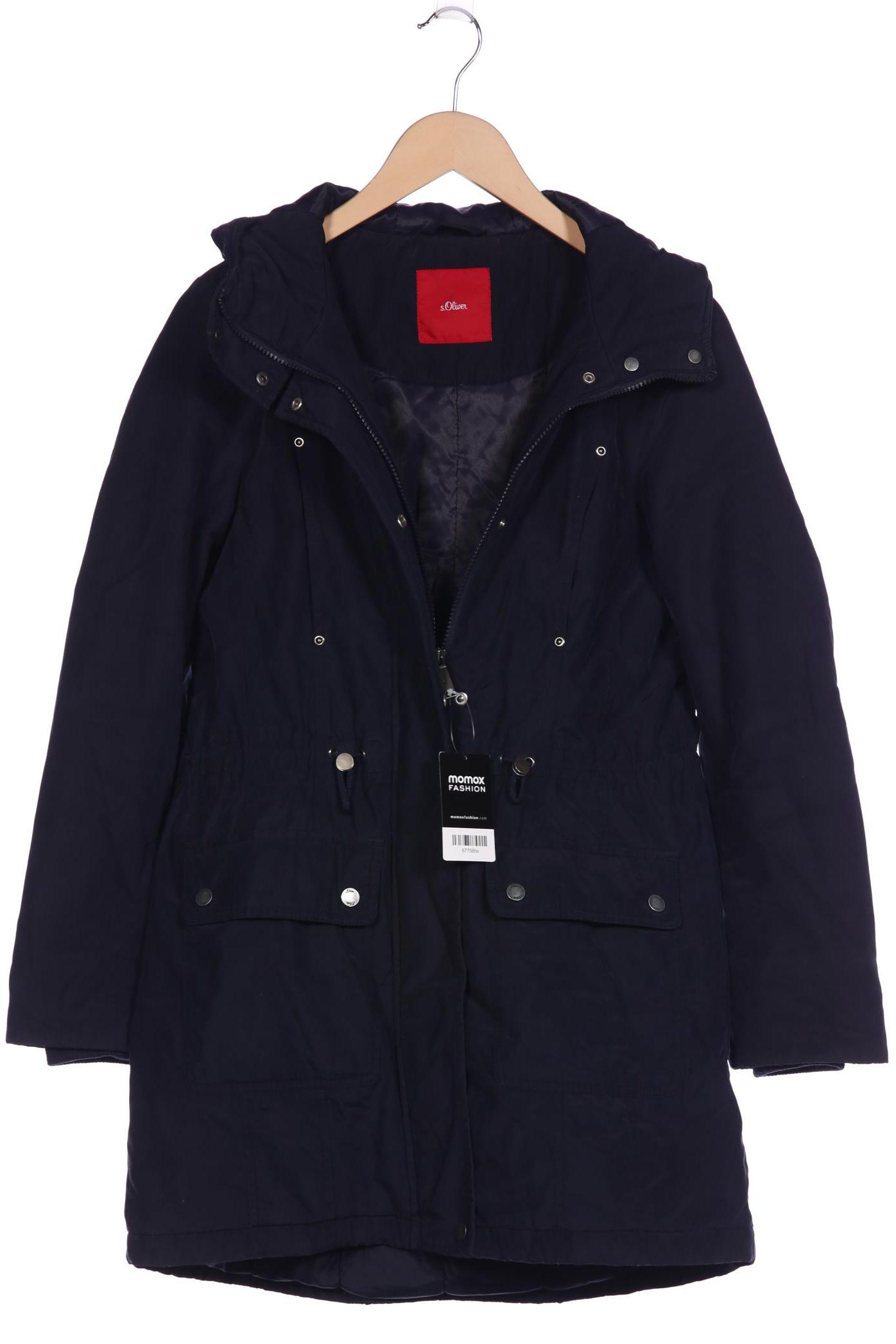 

s.Oliver Damen Mantel, marineblau, Gr. 36