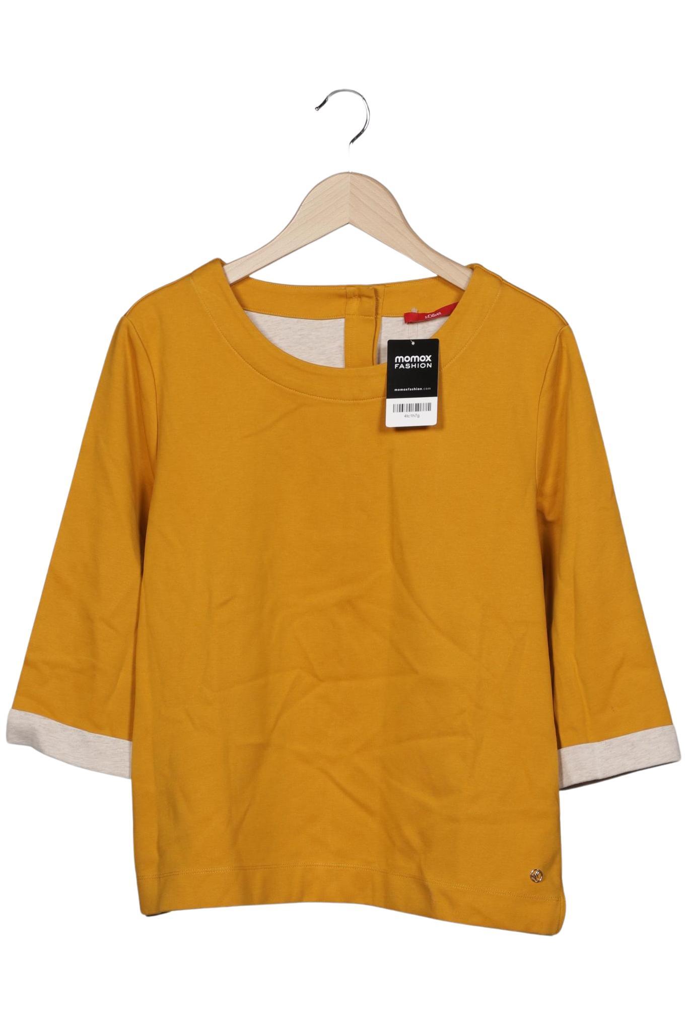 

s.Oliver Damen Sweatshirt, gelb, Gr. 42
