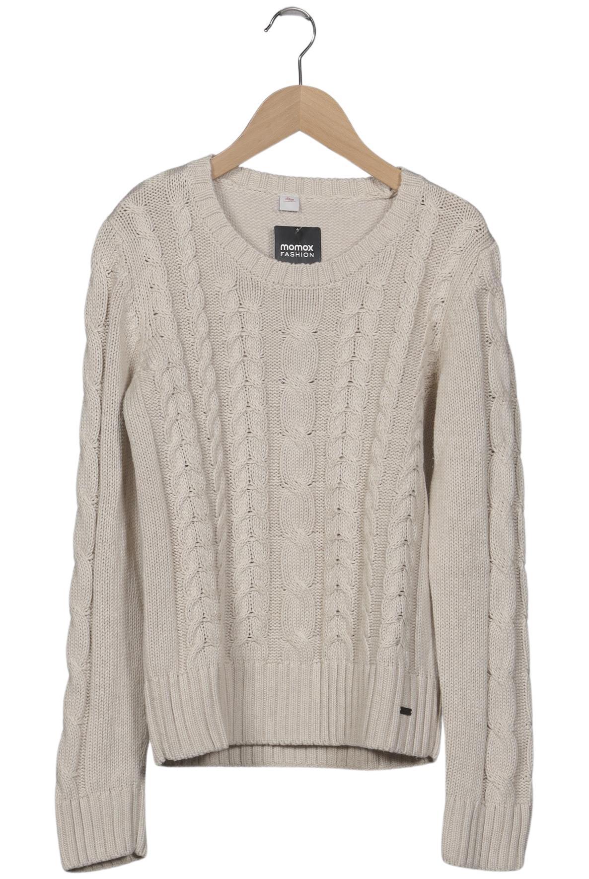 

s.Oliver Damen Pullover, beige, Gr. 38