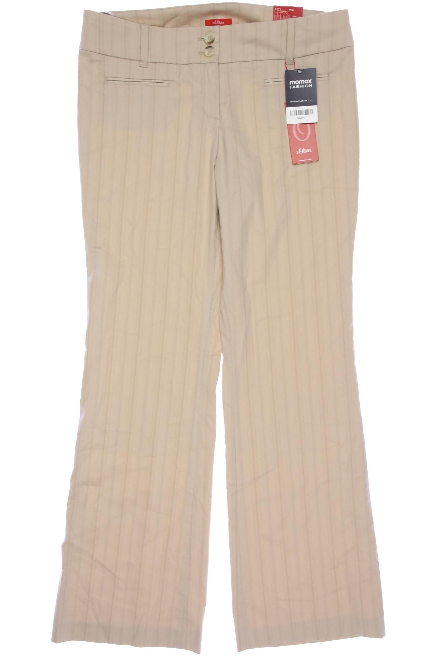 

s.Oliver Damen Stoffhose, beige, Gr. 40