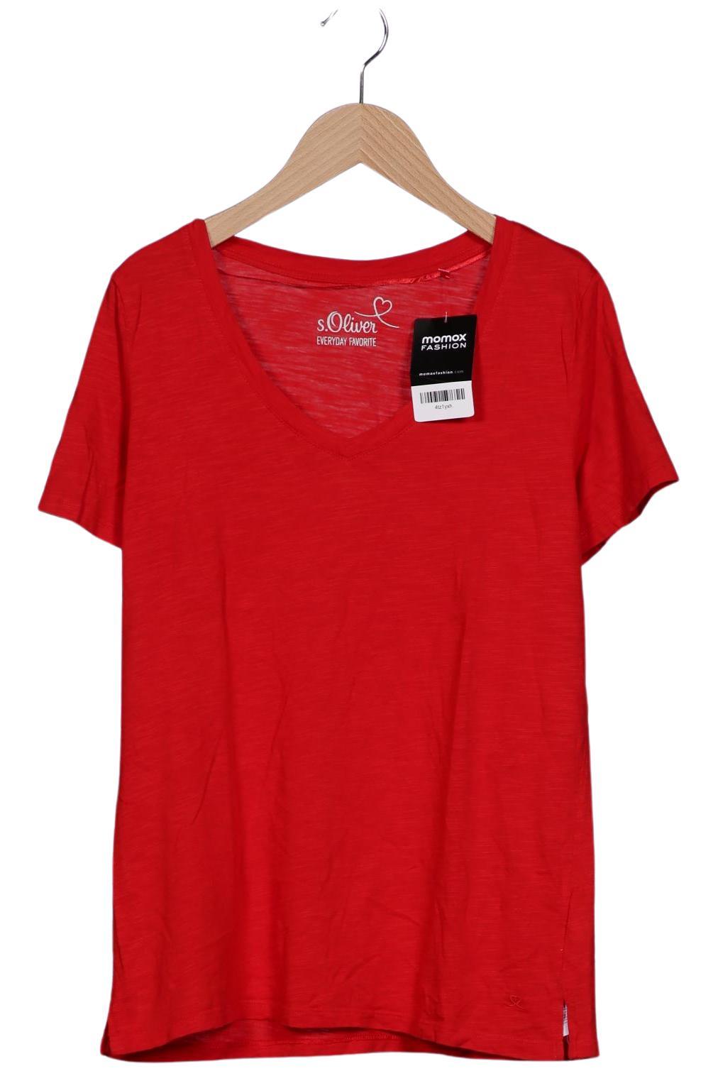 

s.Oliver Damen T-Shirt, rot, Gr. 38