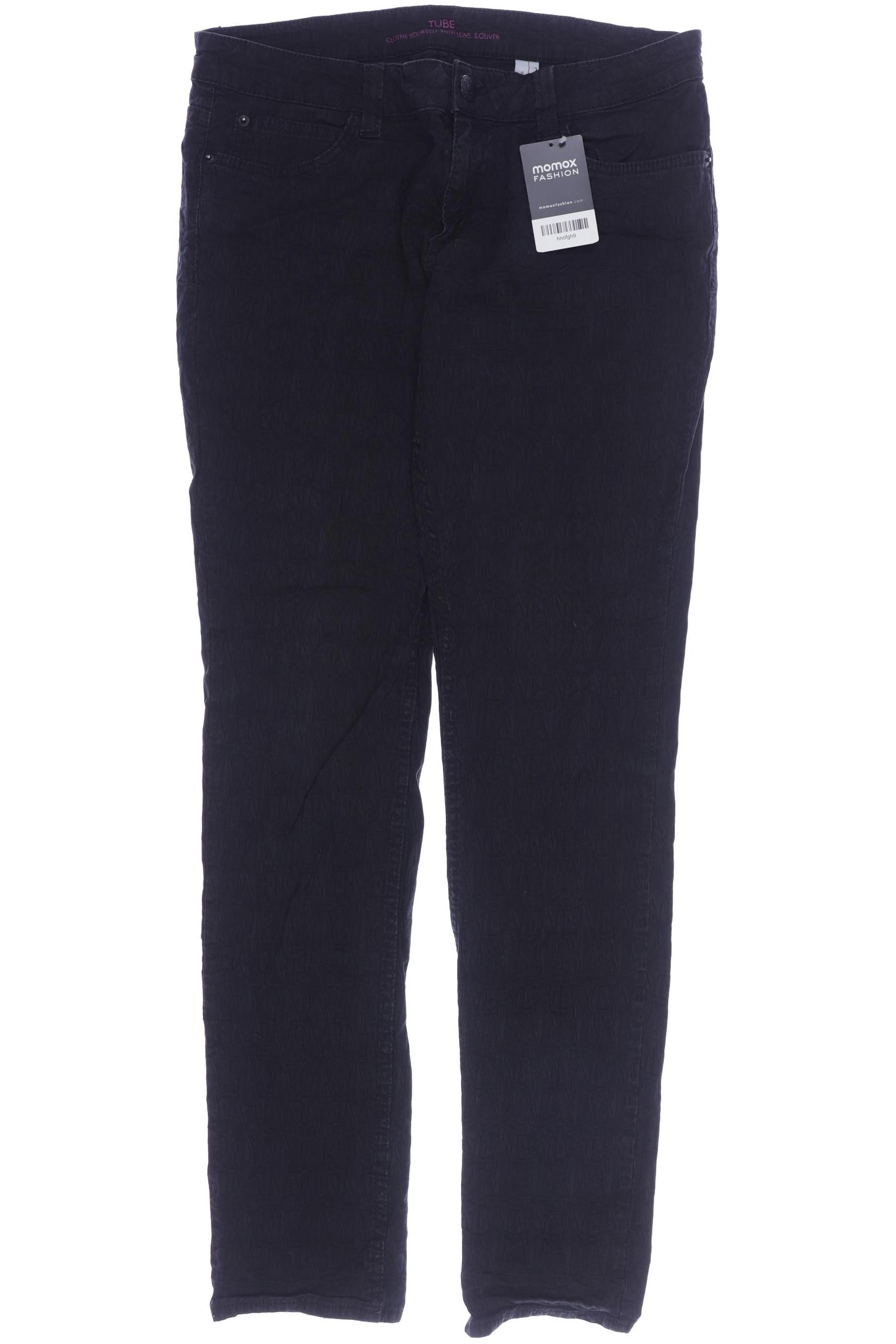 

s.Oliver Damen Stoffhose, schwarz