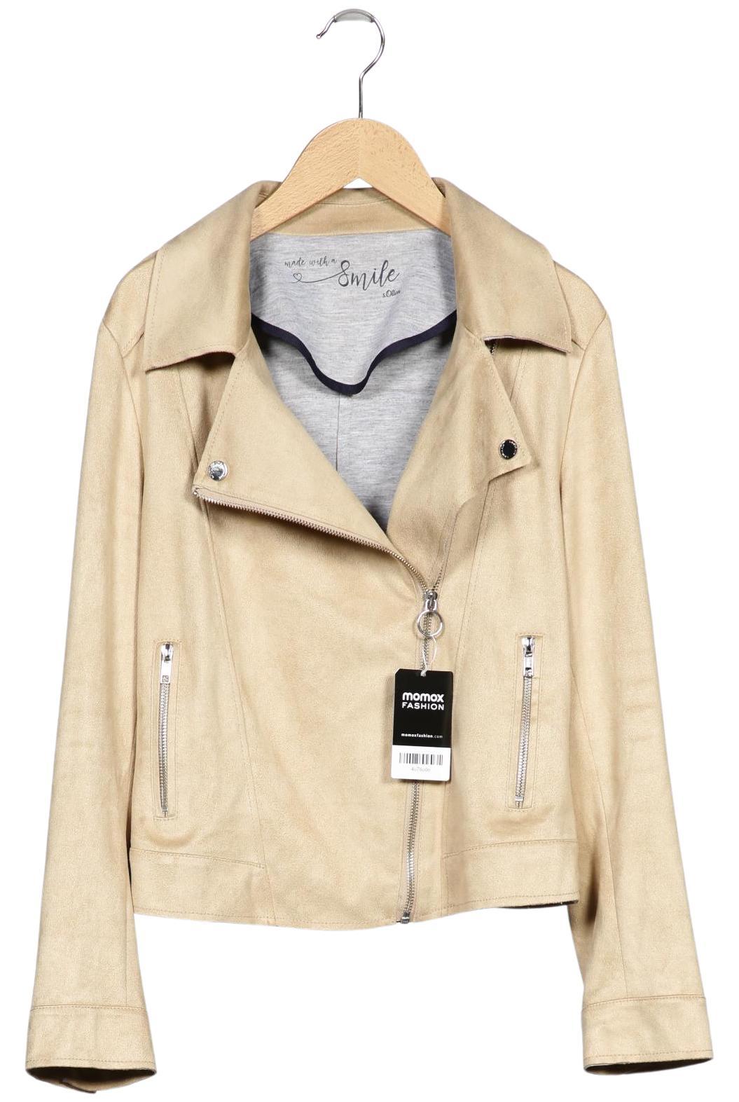 

s.Oliver Damen Jacke, beige, Gr. 38