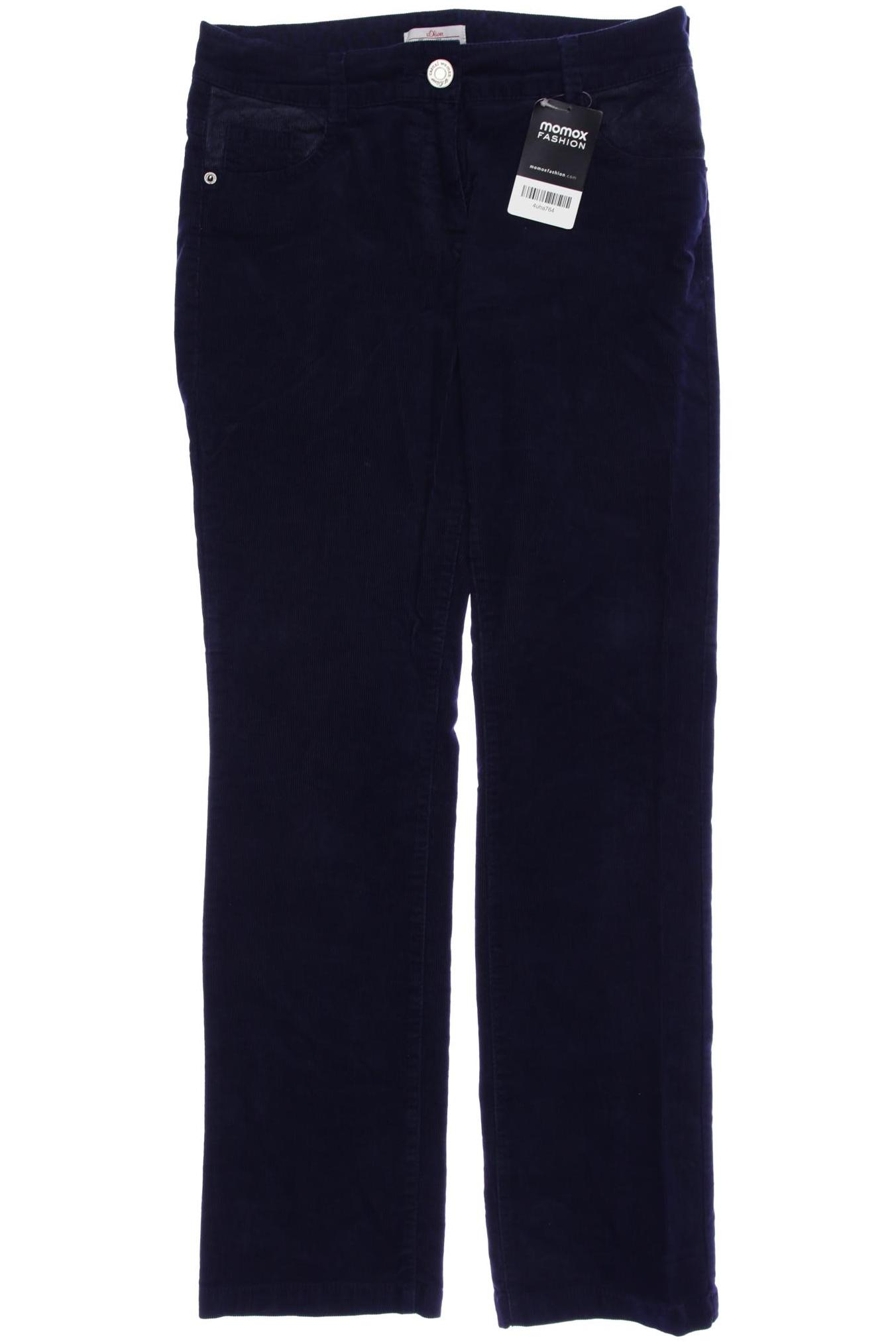 

s.Oliver Damen Stoffhose, marineblau, Gr. 34