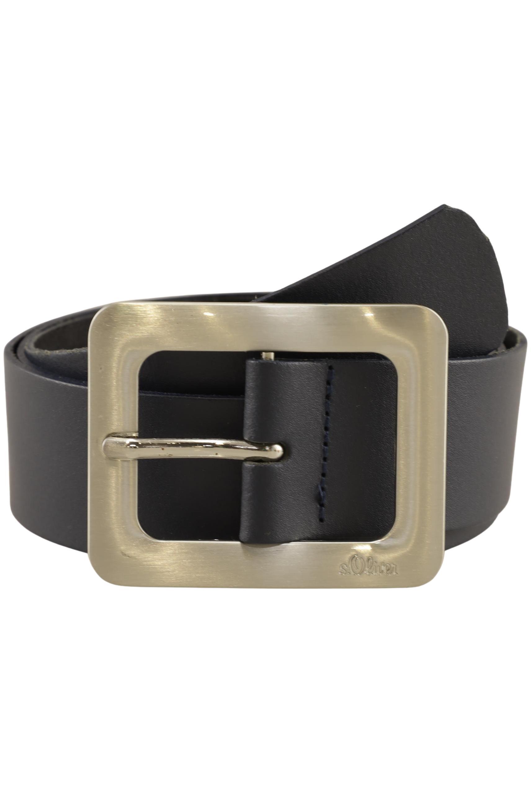 

s.Oliver Damen Gürtel, marineblau, Gr. 105