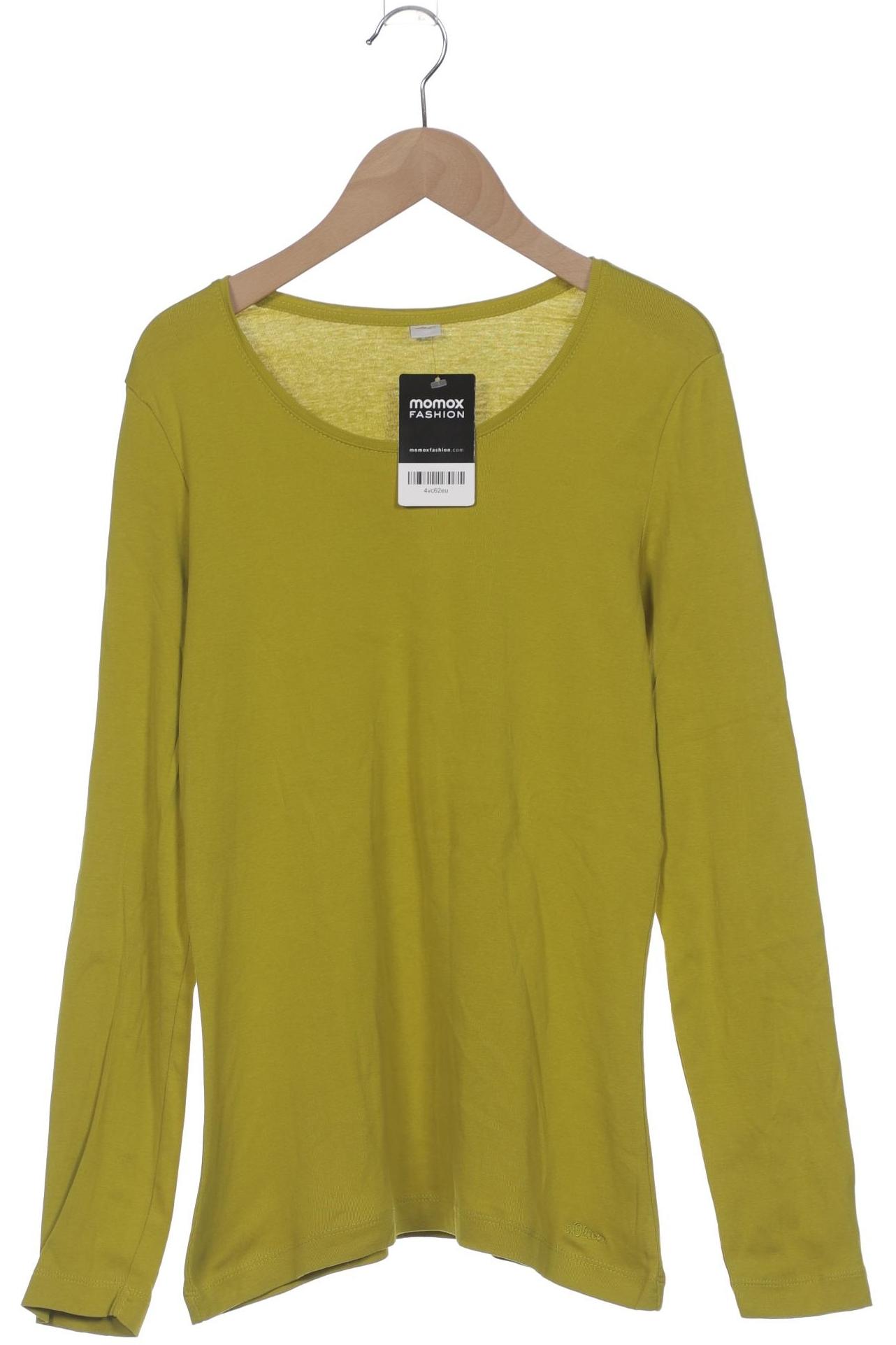 

s.Oliver Damen Langarmshirt, grün, Gr. 40