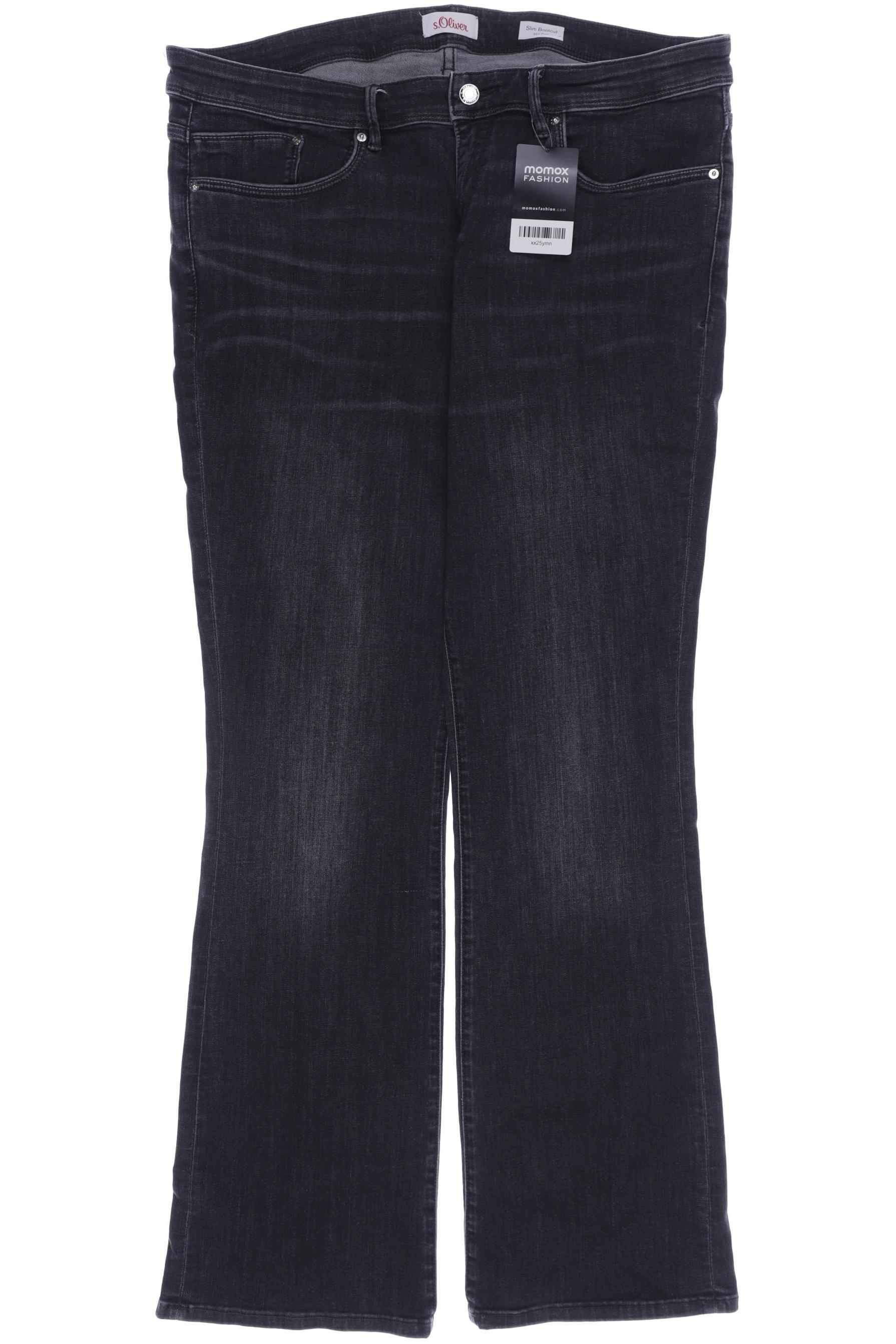 

s.Oliver Damen Jeans, schwarz