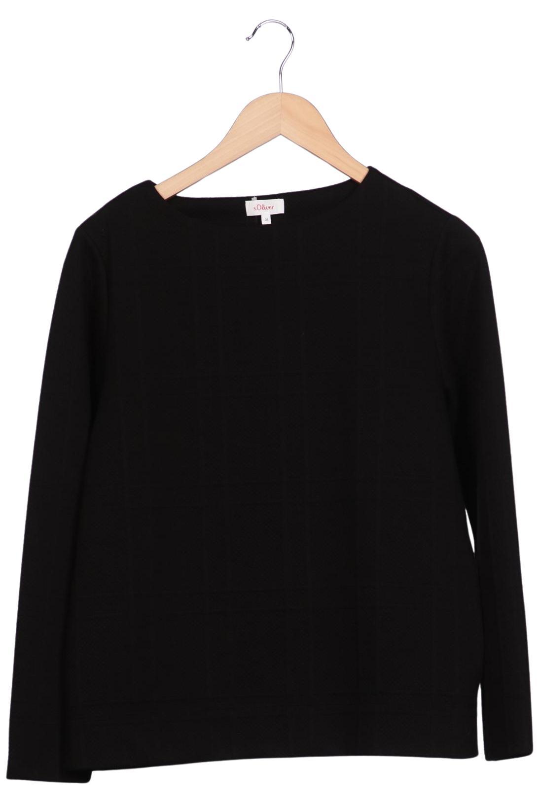 

s.Oliver Damen Sweatshirt, schwarz, Gr. 38