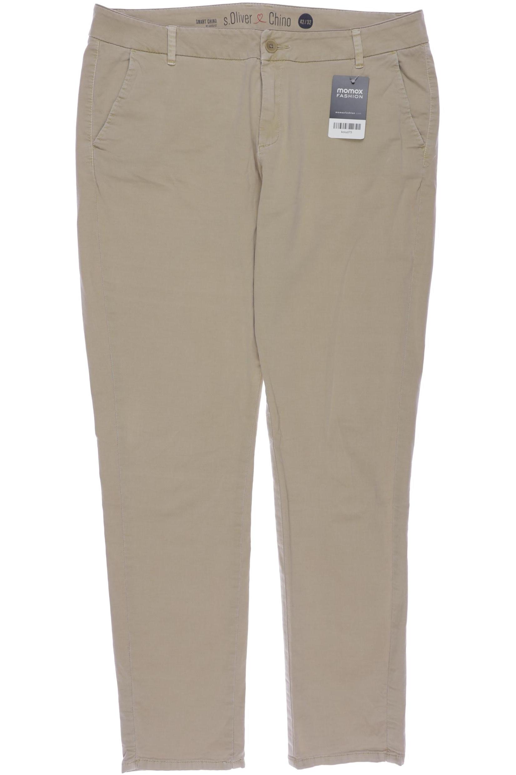 

s.Oliver Damen Stoffhose, beige, Gr. 42
