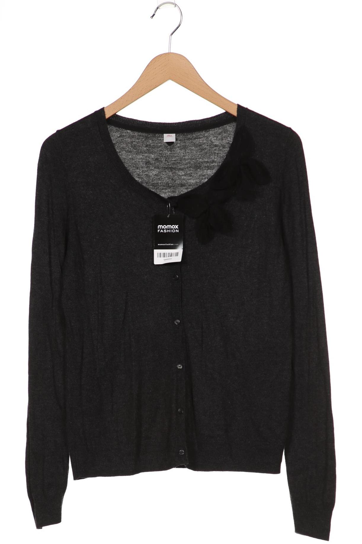 

s.Oliver Damen Strickjacke, grau