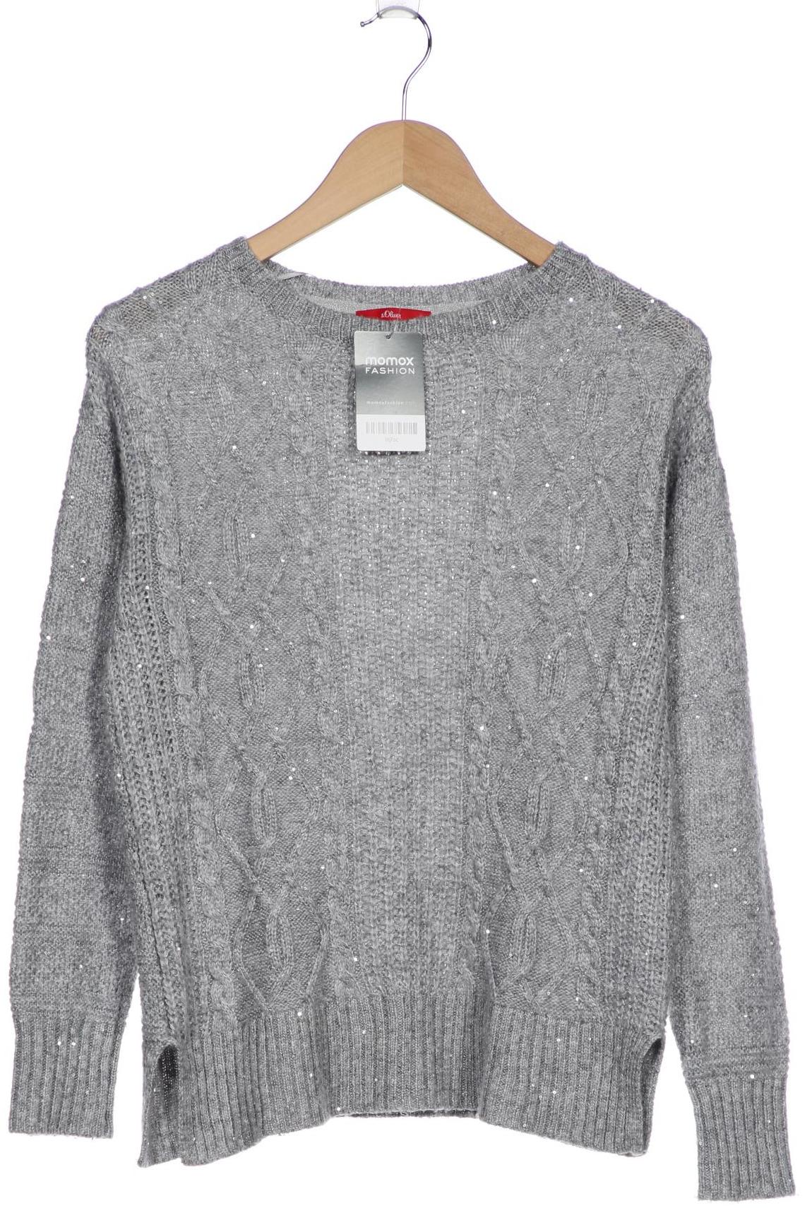 

s.Oliver Damen Pullover, grau, Gr. 34